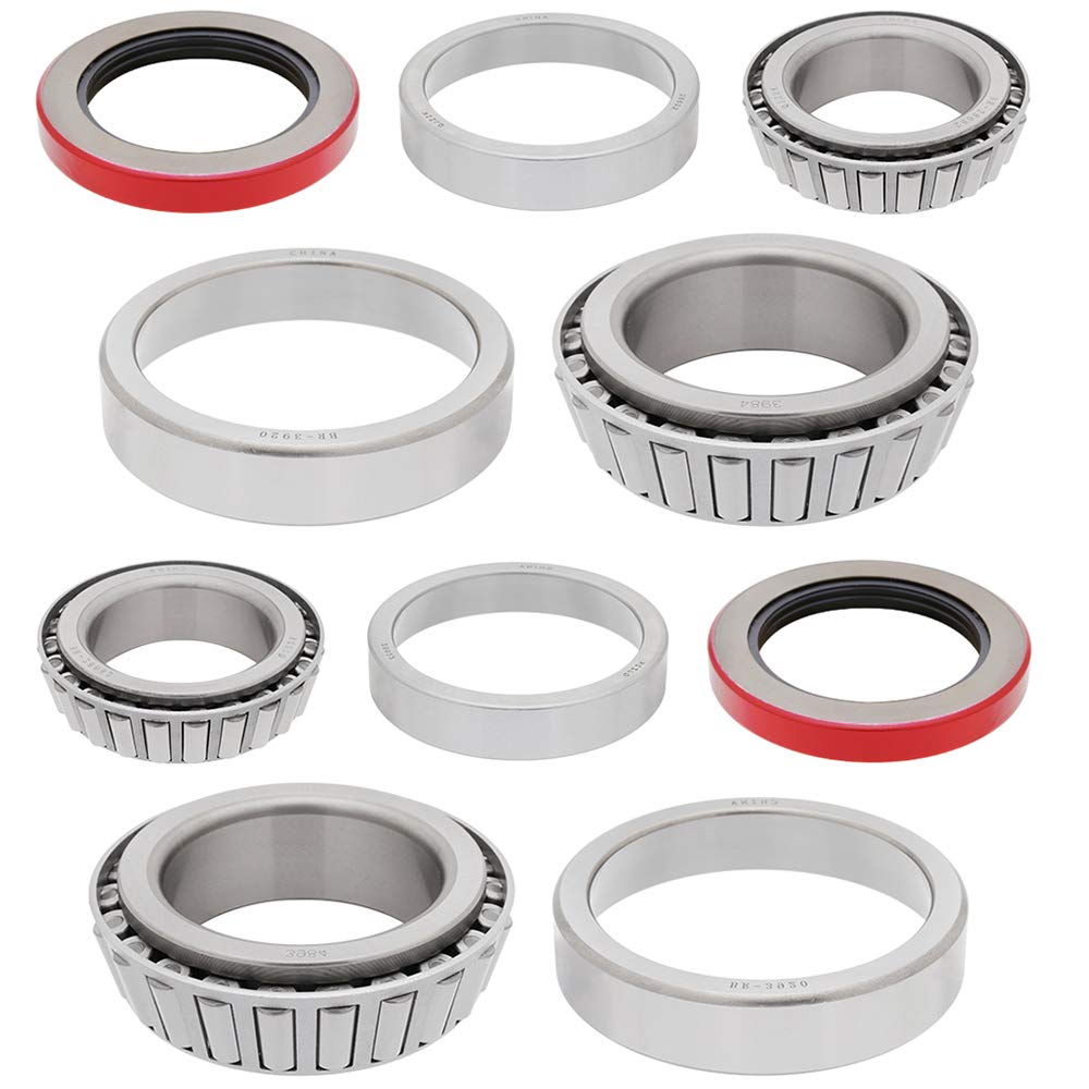 2-Pack 15,000 lbs Heavy Duty Trailer Axle Bearing Kit with 10-56 Oil Seal - Fits 28682/28622 (2.25