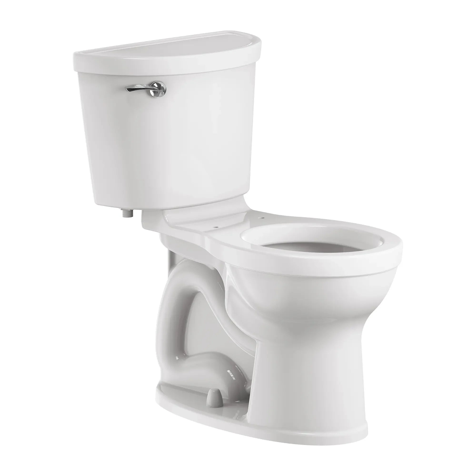 Champion PRO Two-Piece 1.28 GPF Water-Saving Round Front Toilet Bowl - Chair Height Comfort, Easy Installation for Bathroom Remodeling (Toilet Seat Not Included) - Perfect for Small Bathrooms, Apartments & Modern Homes