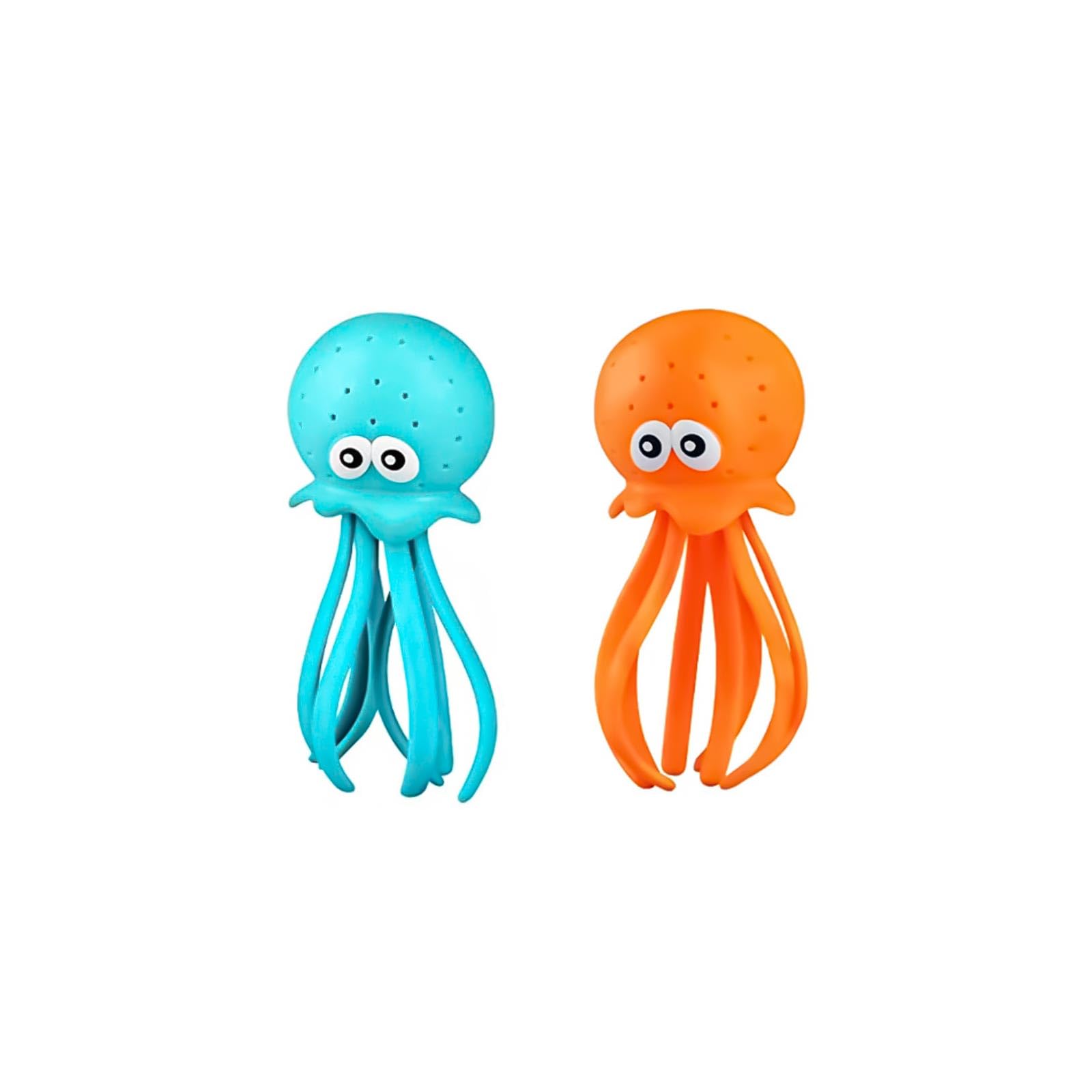 0XBIT Octopus Water Blasters, 2-Pack Reusable Pool Toys for Kids, Water Squirt Guns for Swimming Pools, Bath Tubs & Outdoor Water Play - Fun Summer Splash Games for Beach, Backyard & Pool Parties
