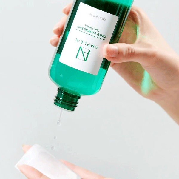 AMPLE:N Centel Calming Shot Cica Toner 200ml - Soothing Facial Toner for Sensitive Skin, Redness Relief & Hydration | Perfect for Daily Skincare Routine & Post-Sun Care