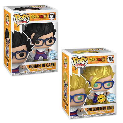 Funko Pop Animation Dragon Ball Super: Super Hero Gohan in Cape Action Figure – Perfect for Collectors, Anime Fans, and Home Office Decor