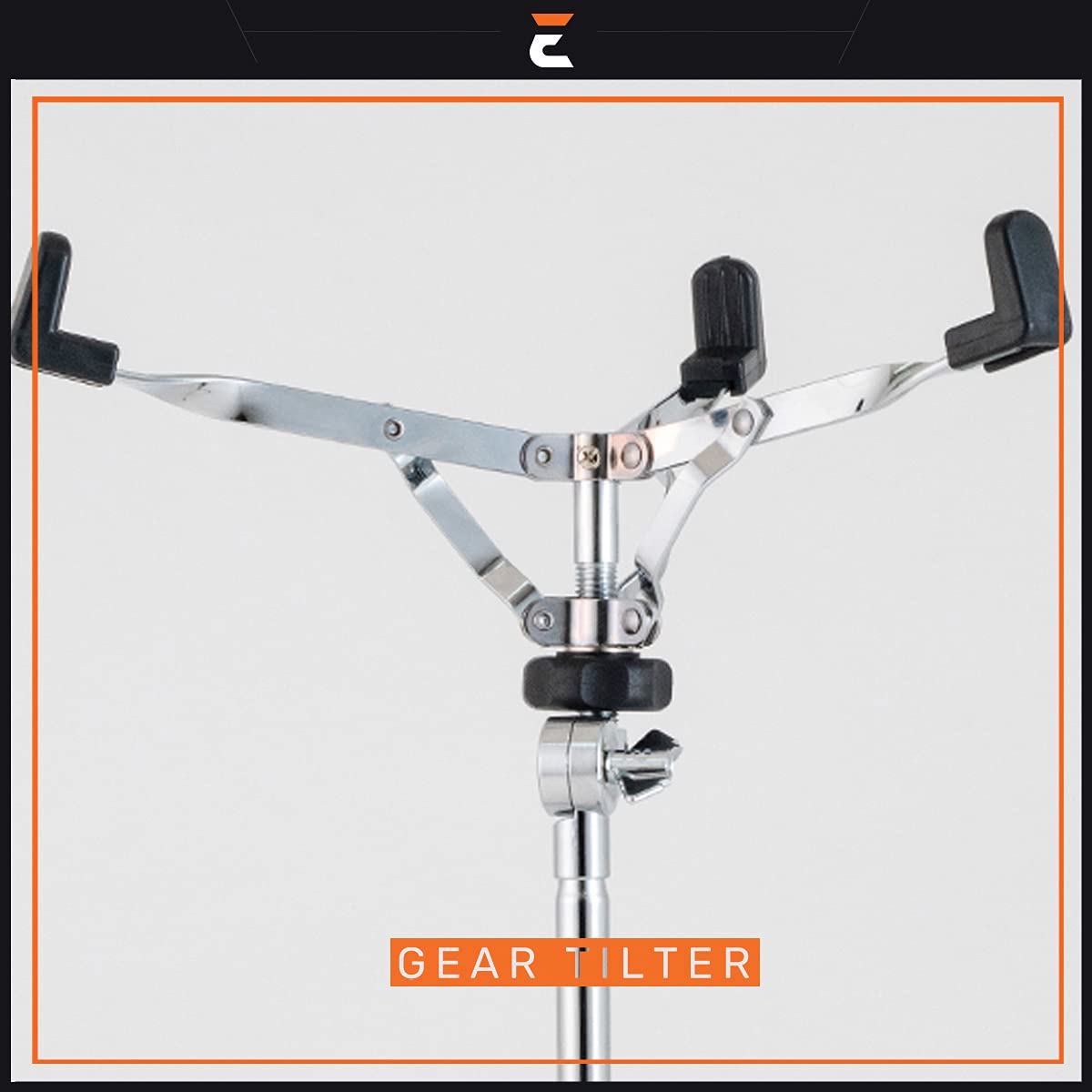 SE2 Standard Snare Drum Stand with Edge Hardware Design - Perfect for Live Performances & Studio Recording
