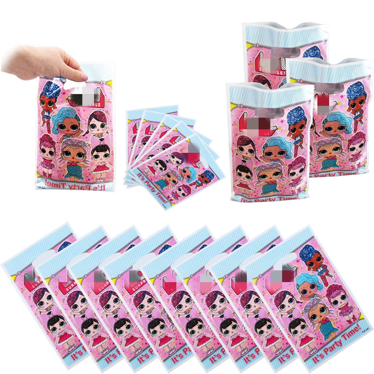 30 Pack Cute LOL Themed Party Gift Bags - Birthday Party Supplies & Decorations for Kids Birthday, Baby Shower, Themed Parties and Special Events