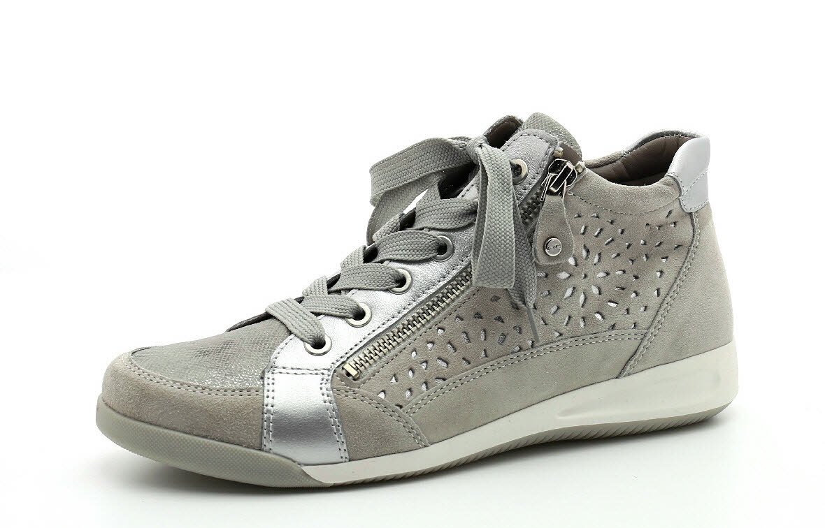 ARA Women's ROM Hi-Top Slippers - Comfortable Memory Foam Sneaker Slippers for Indoor/Outdoor Use - Perfect for Home, Lounge, and Casual Wear
