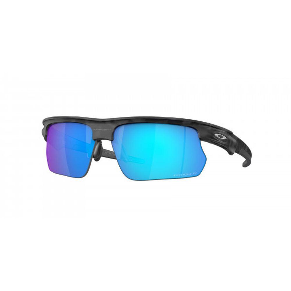Oakley Bisphaera Sunglasses Matte Grey Camo with Prizm Sapphire Polarized Lenses - 0OO9400 940005 - Perfect for Outdoor Sports, Driving & Everyday Wear