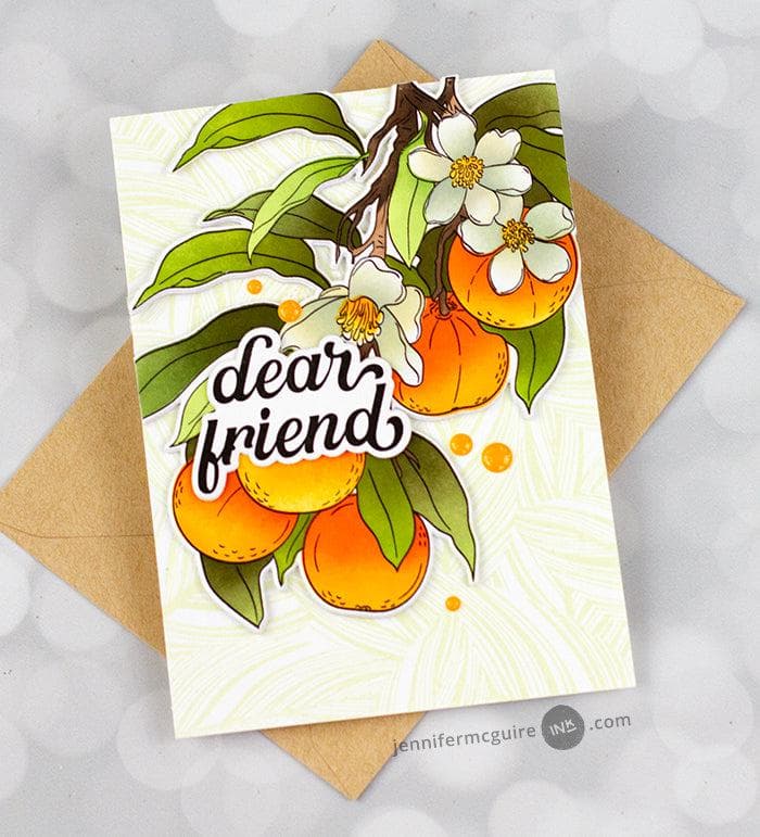 DIY Craft Your Life Project Kit: Tangerine Grove - Creative Art & Craft Supplies for Home Decor, Scrapbooking & Gift Making
