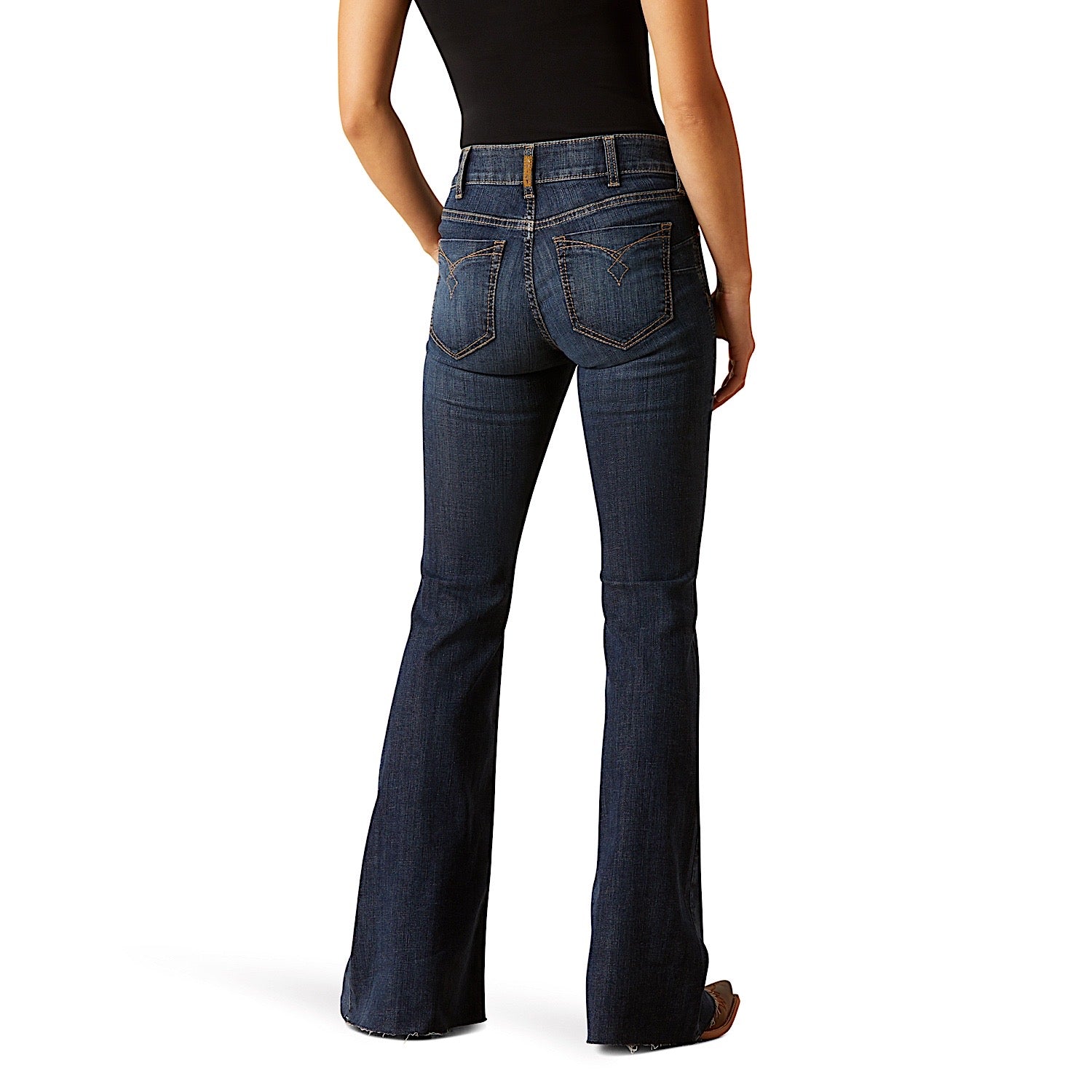 Ariat Women's Perfect Rise Kallie Flare Leg Jean - Comfortable Bootcut Denim Pants for Western Riding & Casual Wear