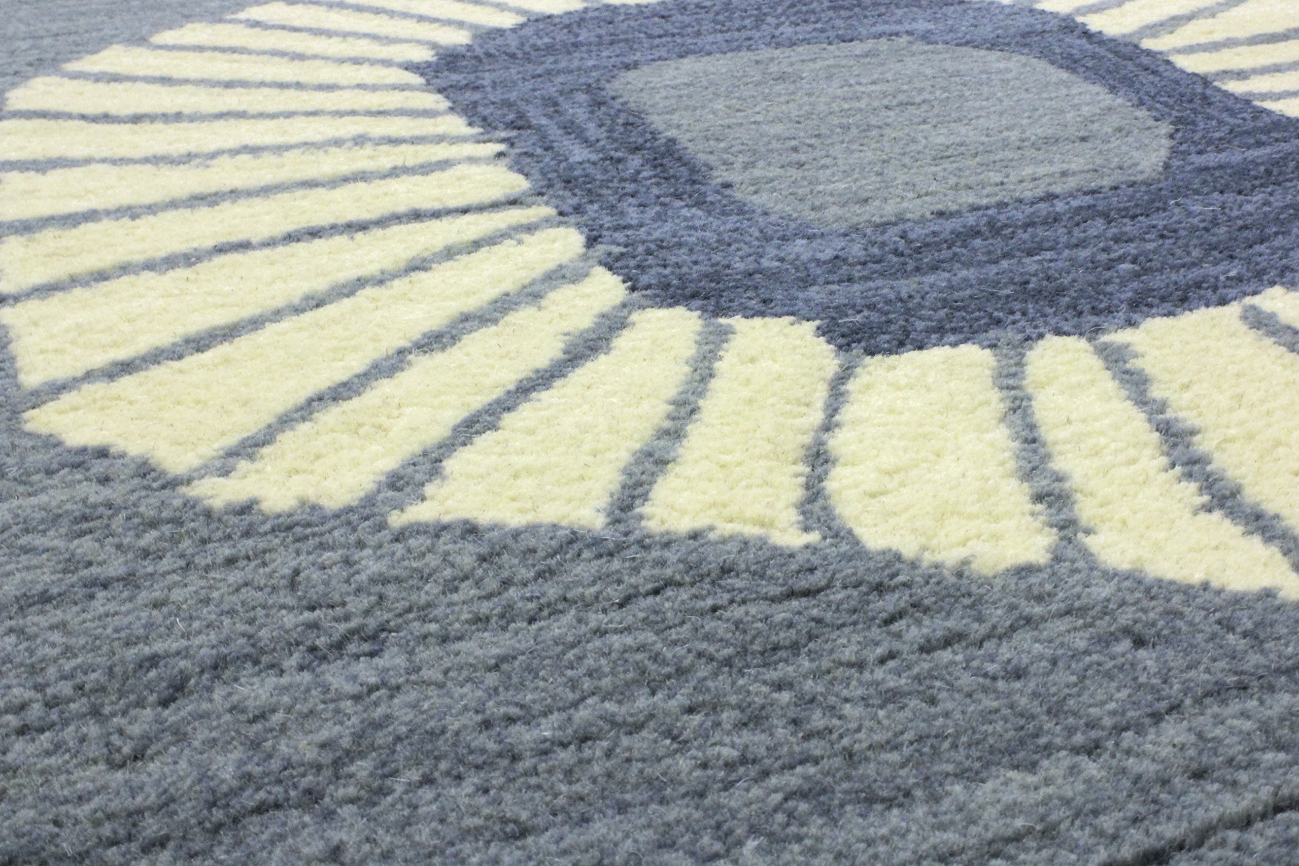 Bashian Soft Plush Area Rug 8.6x11.6 Feet Light Blue - Perfect for Living Room, Bedroom & Home Decor
