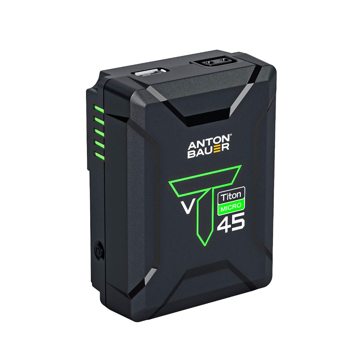Anton Bauer Titon Micro 45 V-Mount Battery - 45Wh 14.4V Lithium Battery Pack for Professional Cameras - Quick Release Replacement Battery for Camera Rigs & Accessories - Perfect for Film Production, Live Streaming & Outdoor Shooting