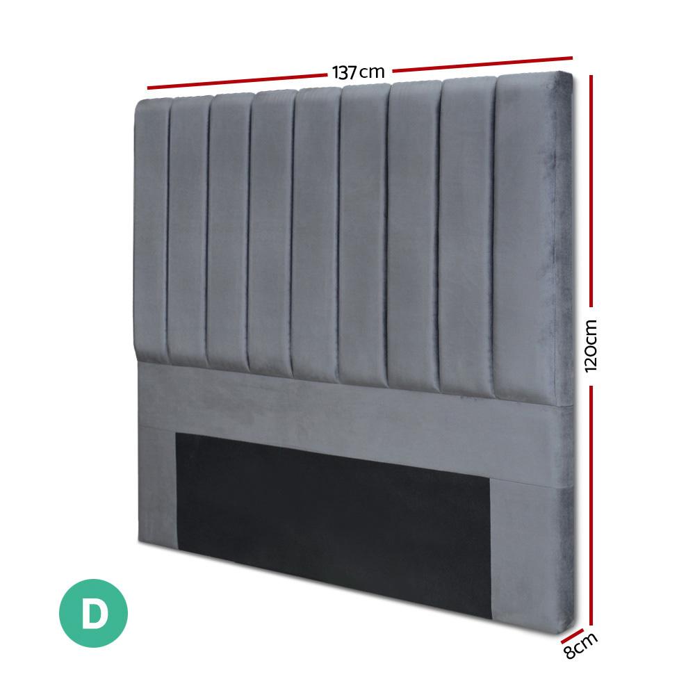 Queen Size Velvet Upholstered Bed Headboard - Elegant Tufted Design for Bedroom Decor, Perfect for Master Bedroom or Guest Room Upgrade