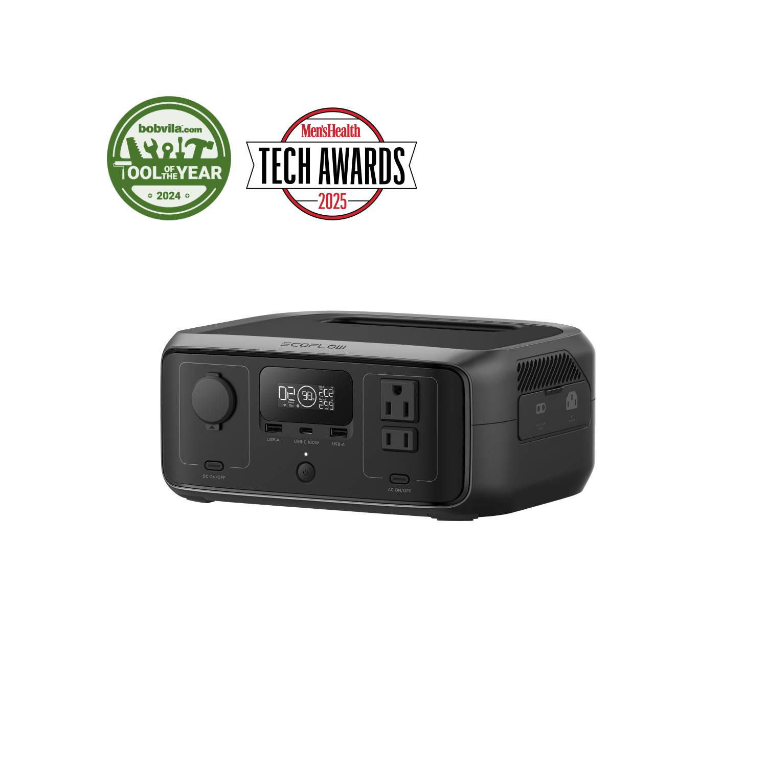 EcoFlow RIVER 3 288Wh Portable Power Station - Refurbished Solar Generator for Camping, RV, Emergency Backup & Outdoor Adventures