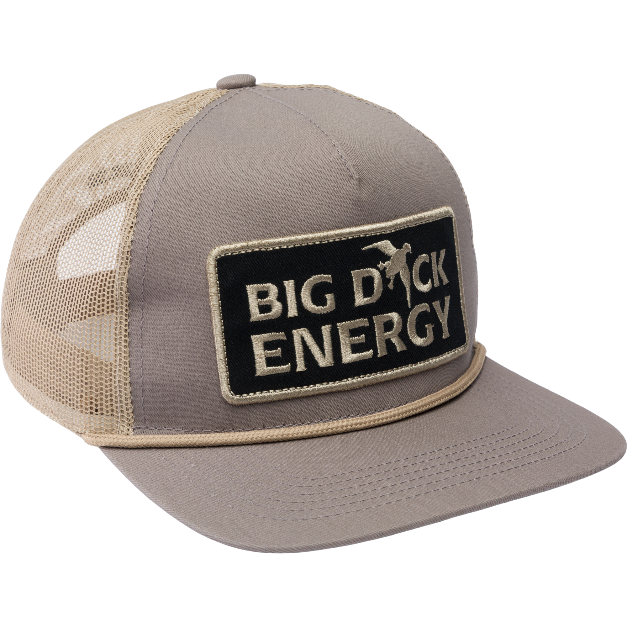 Drake Big Duck Energy Mesh Back Rope Cap - Adjustable Baseball Hat for Men & Women - Breathable Outdoor Sun Hat for Running, Hiking, Fishing