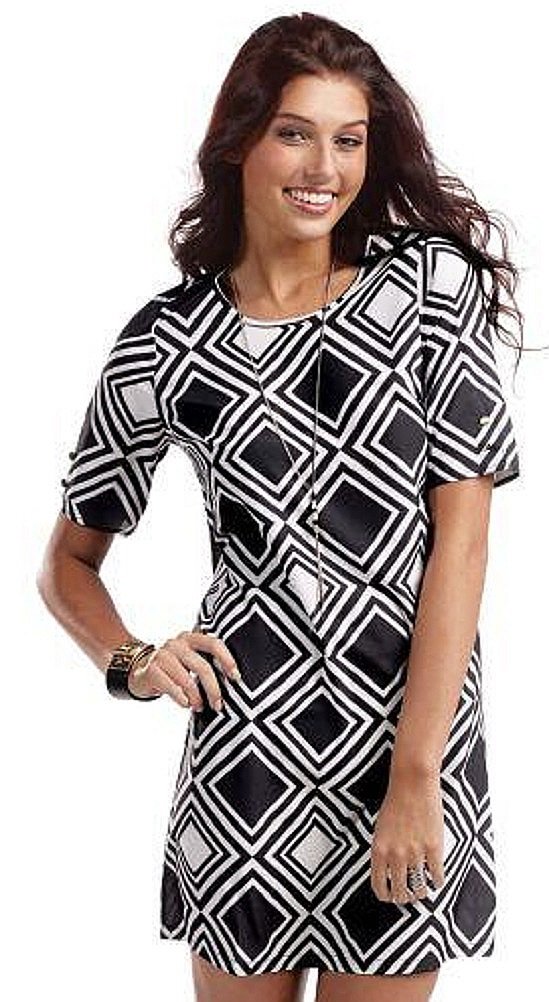 Lily Shift Dress - Medium Size Black Women's Casual Dress for Work, Party & Everyday Wear | Flattering A-Line Fit