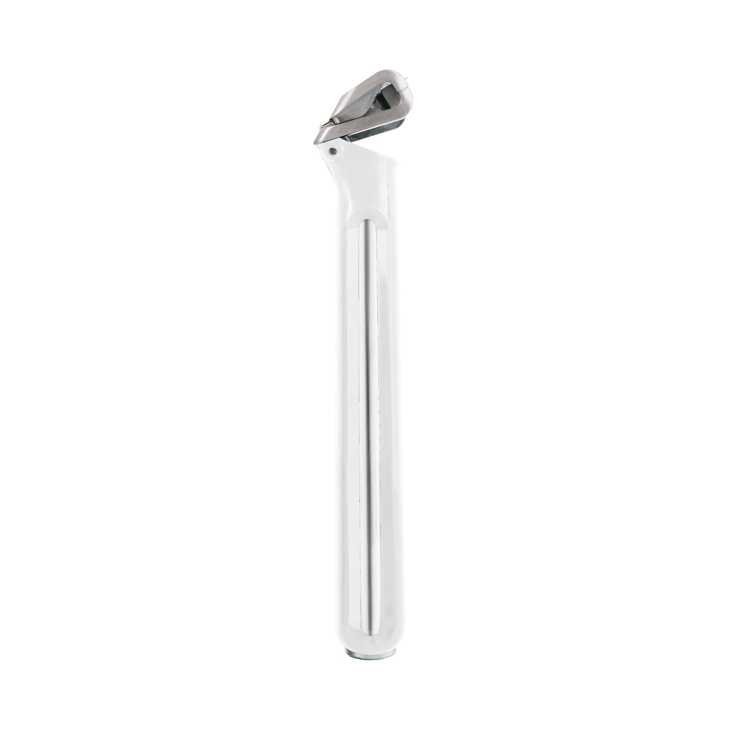 OneBlade Hybrid Safety Razor with Stand & 10 Premium Japanese Feather FHS Refill Blades - Gentle Single Blade Razor for All Skin Types (White) - Perfect for Sensitive Skin & Travel Shaving