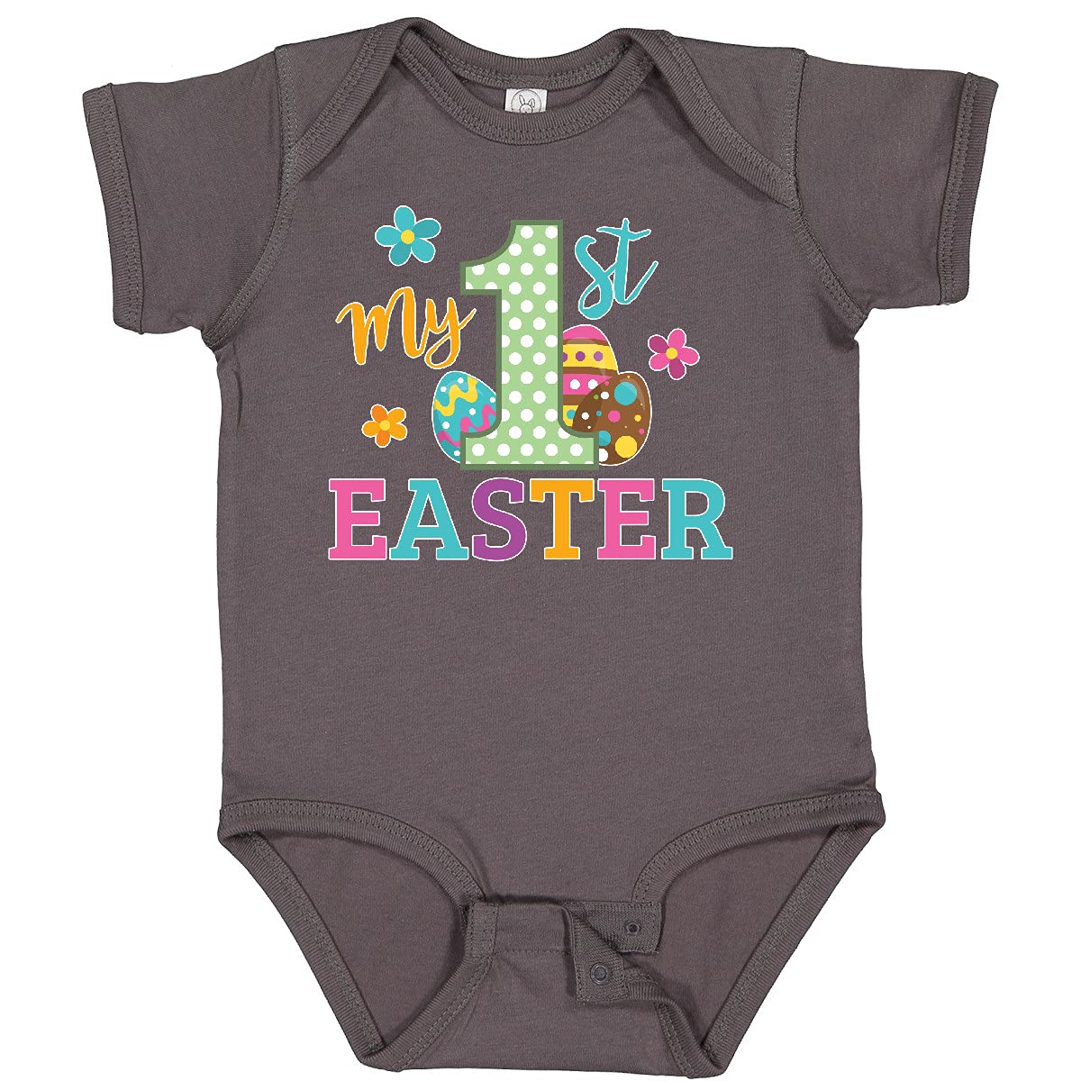 Inktastic My 1st Easter Baby Bodysuit - Cute Easter Outfit for Newborns & Infants - Perfect for Easter Photos, Church, Family Gatherings & Spring Celebrations