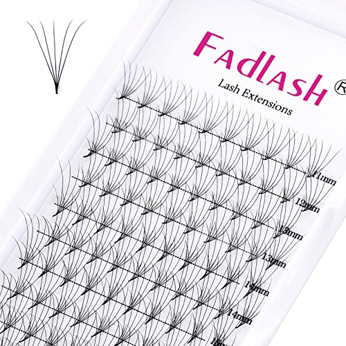3D to 20D Pointy Tip Premade Eyelash Extensions - 5D-0.07C Volume Lashes with Thin Base (11-19mm) for Natural & Glamorous Look - Perfect for Weddings, Parties & Special Occasions