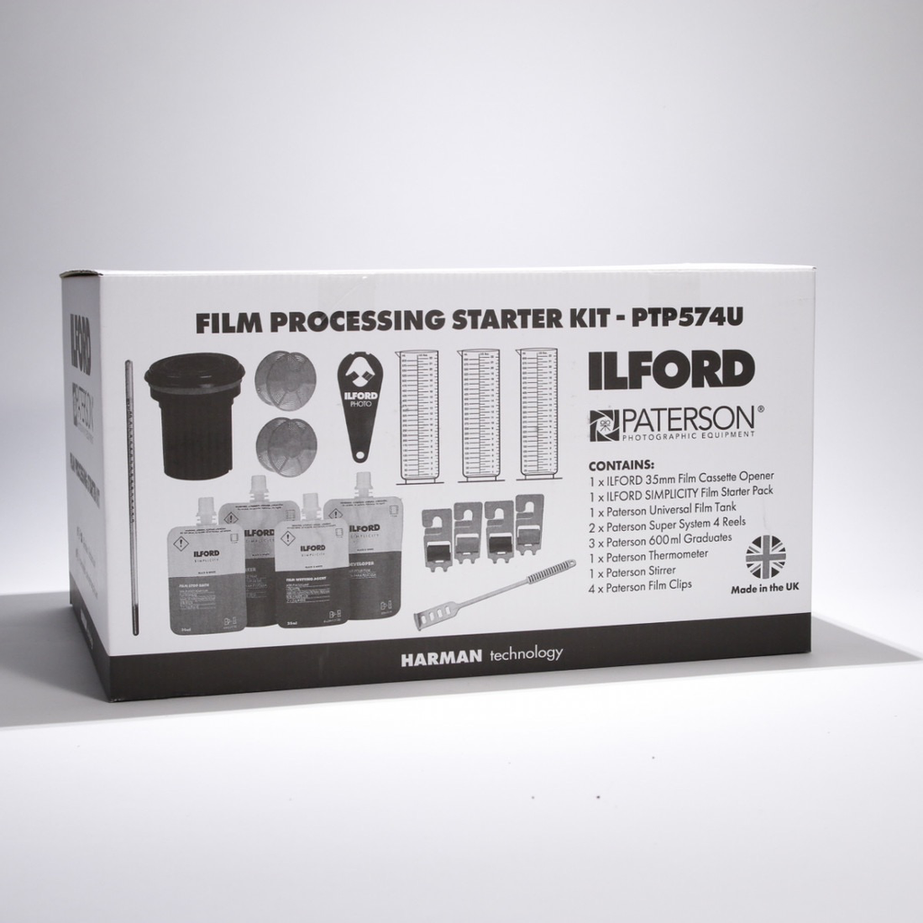 ILFORD PATERSON Darkroom Starter Kit for Film Developing - Complete Photography Developing Tools for Beginners | Perfect for Home Darkroom, Film Processing & Photography Enthusiasts