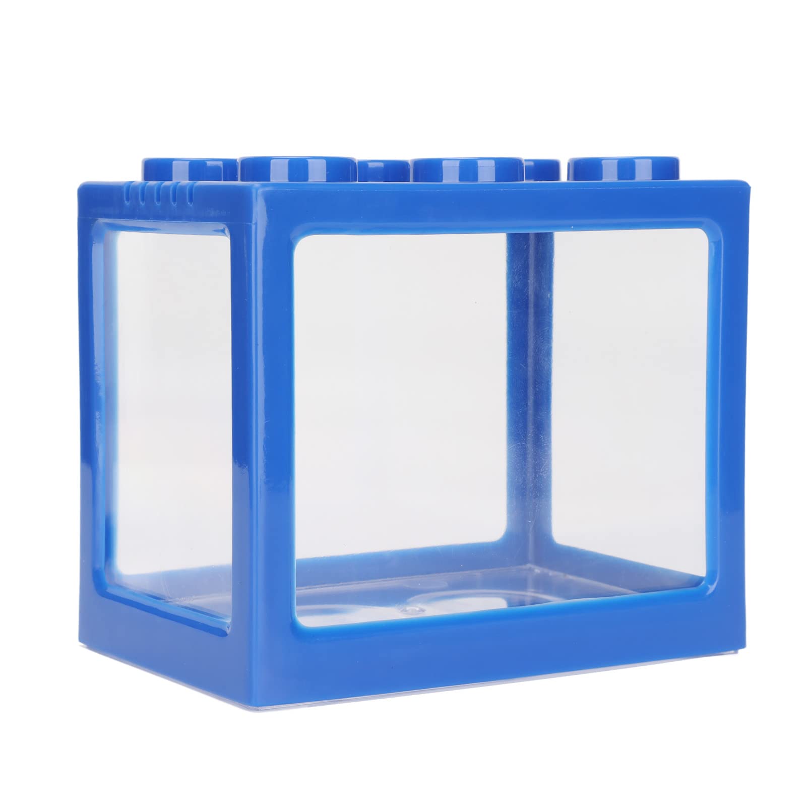 Mini Betta Fish Stackable Cube Aquarium with LED Light - Desktop Micro Landscape Fish Tank for Office & Home Decor | Perfect for Small Spaces, Work Desks & Relaxation