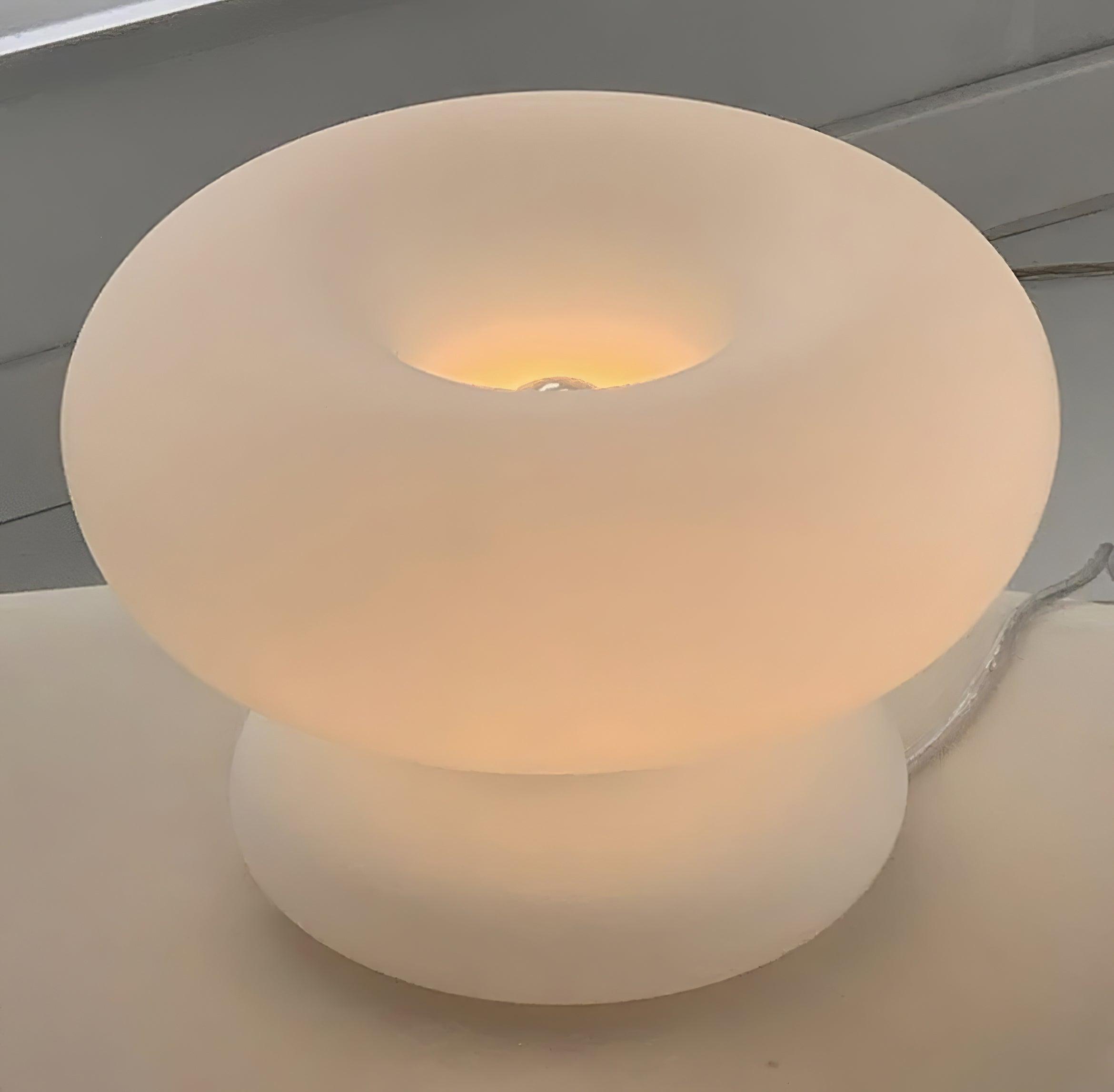 Modern Donut Table Lamp - Stylish & Decorative LED Night Light for Bedroom, Living Room, or Office - Perfect for Reading, Relaxing & Creating Cozy Ambiance