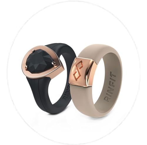 Pack M: Black/Rose Gold & Nude/Rose Gold