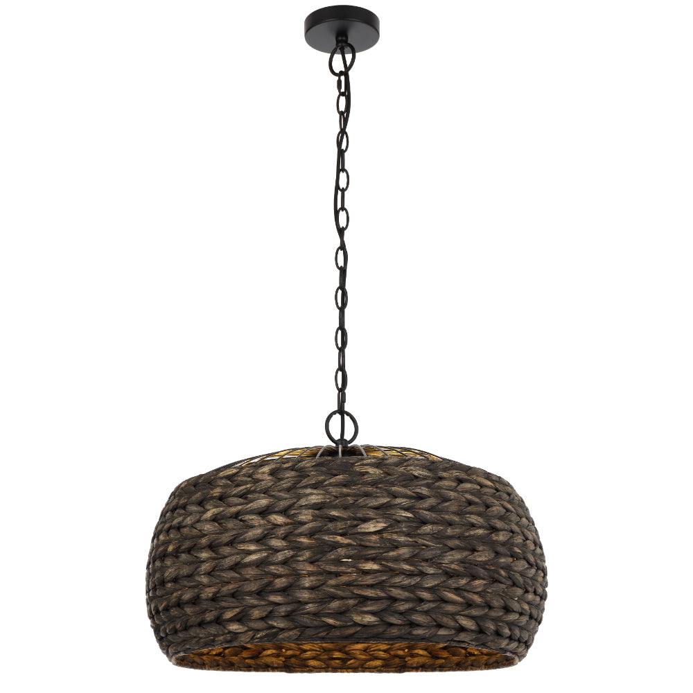 Antera 60 Weave Pendant Necklace in Black - Stylish & Durable Jewelry for Women, Perfect for Parties, Weddings & Everyday Wear