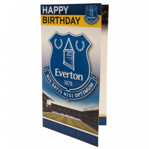 Everton FC Birthday Card - Perfect Gift for Football Fans | Birthday Greetings, Party Decorations & Fan Memorabilia