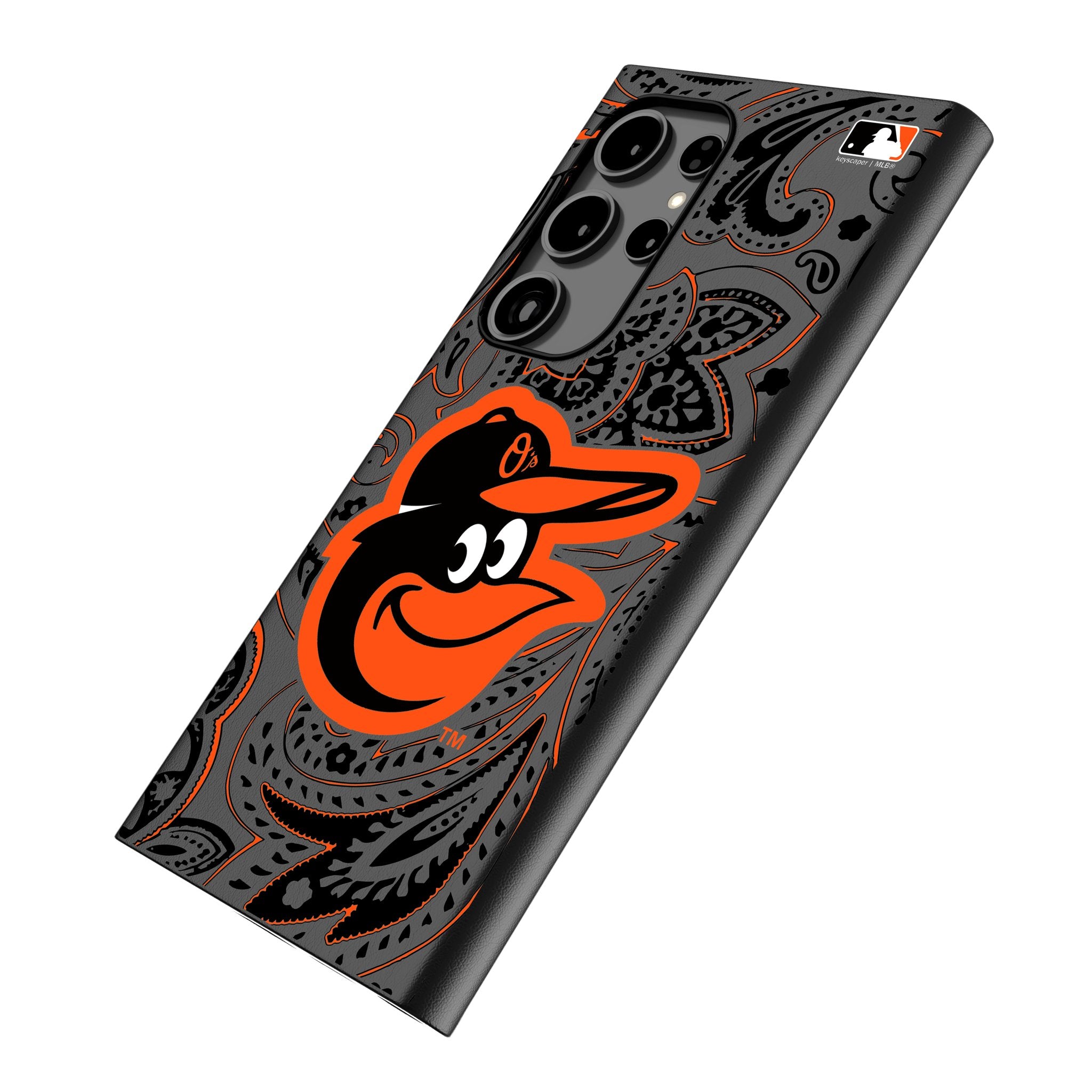 Baltimore Orioles Paisley MagSafe Compatible Phone Case for Samsung Galaxy S21/S22/S23 - Durable Protective Cover with Magnetic Attachment for Wireless Charging | Perfect for Baseball Fans & Game Day Outings