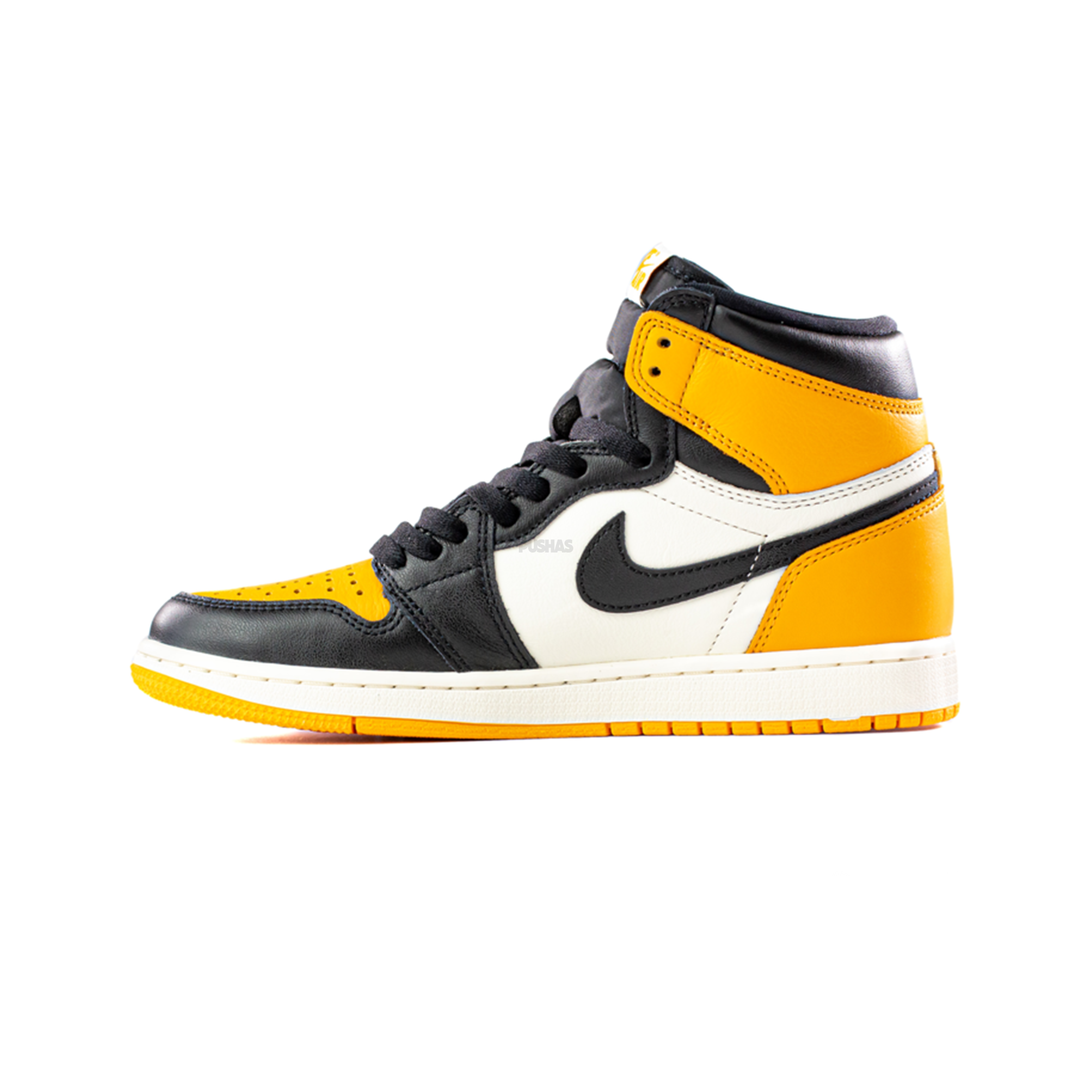 Air Jordan 1 Retro High OG 'Yellow Toe' Men's Basketball Shoes (2022 Release) - Classic Sneakers for Streetwear & Casual Outfits