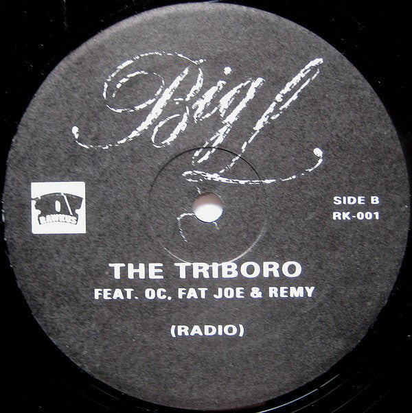 Big L – The Triboro Rawkus RK 001 – Classic Hip Hop Vinyl Record – Perfect for DJs, Collectors & Music Enthusiasts