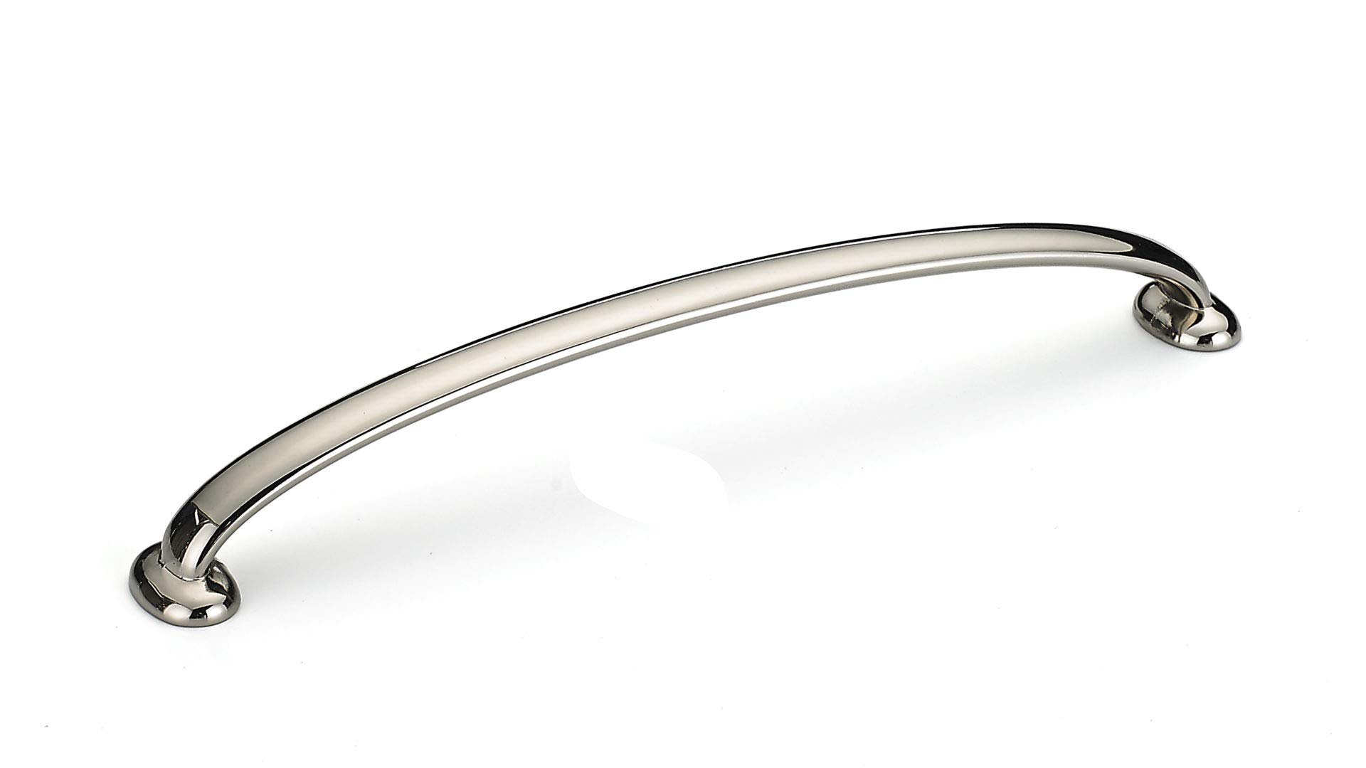 Richelieu Hardware 51278192180 Dorval Collection 7 9/16-inch (192mm) Polished Nickel Cabinet Drawer Pull Handle - Traditional Style for Kitchen Cabinets, Bathroom Vanity & Furniture Drawers - Durable & Stylish Hardware Upgrade