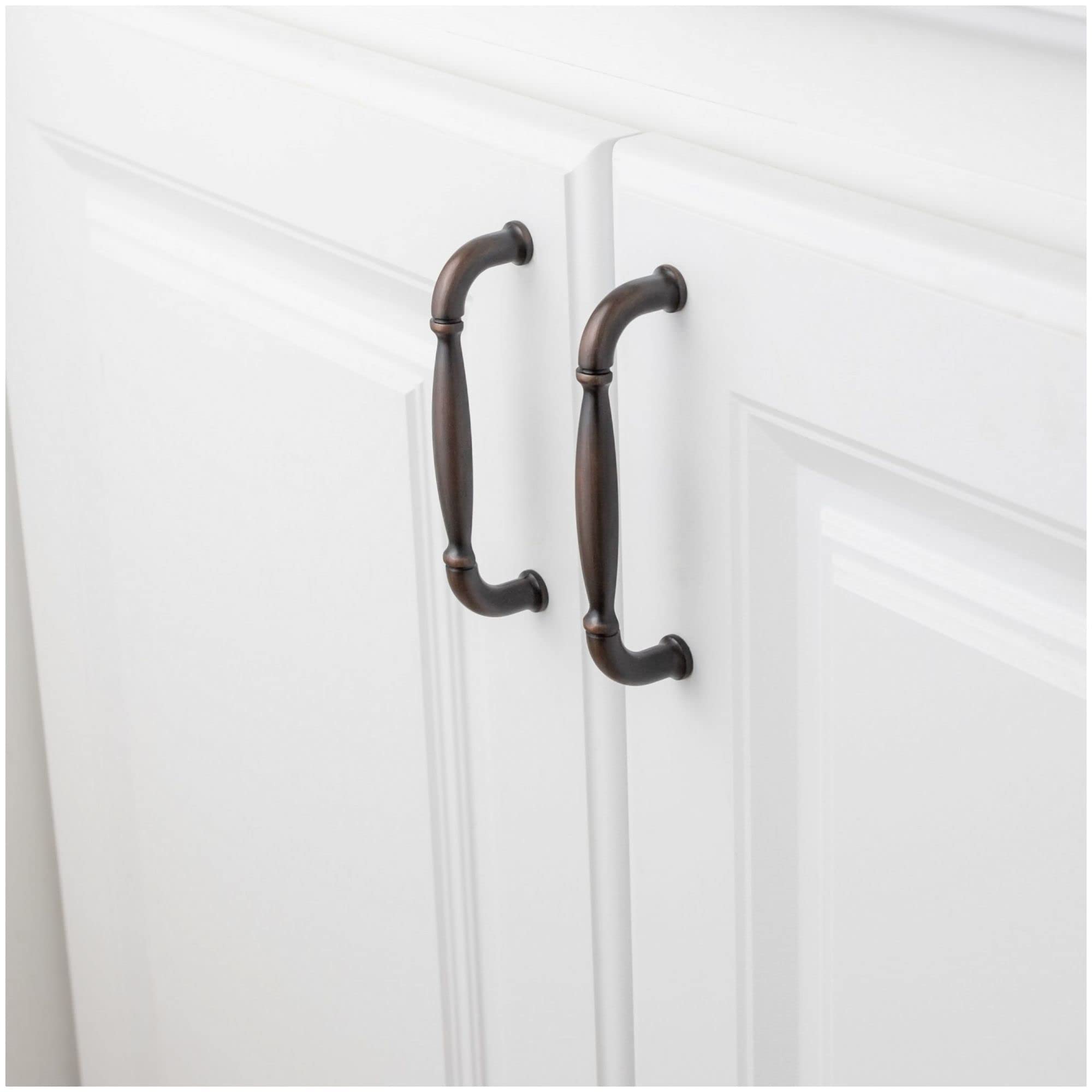 Jeffrey Alexander 737-96SIM Chesapeake Pull Iron Cabinet Hardware - Vintage Style Drawer Pulls for Kitchen Cabinets, Dressers & Furniture Restoration