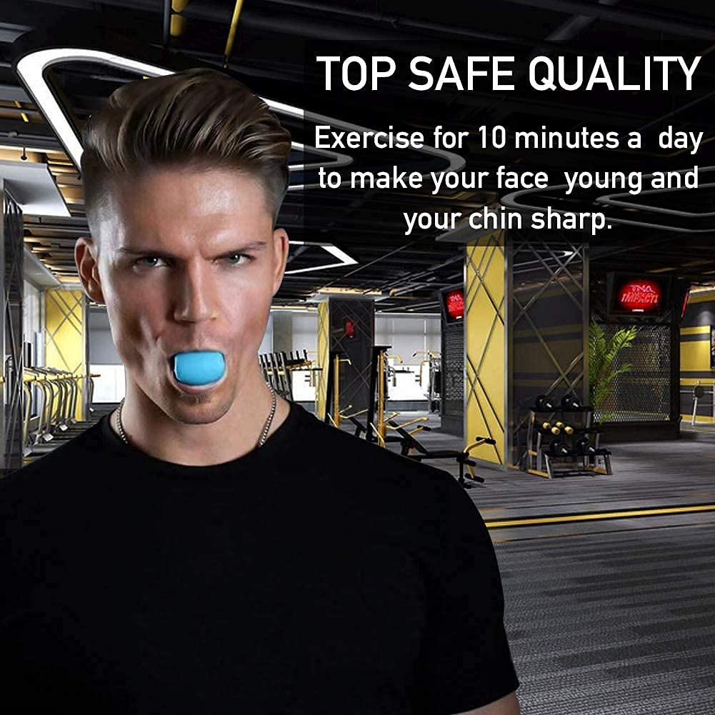 Overa Jaw Exerciser Ball - Double Chin Reducer & Jawline Shaper for Men and Women | Face Lift, Chin Slimming & Neck Muscle Toner | Perfect for Home Gym, Office Workouts & Facial Yoga (1 Pack)