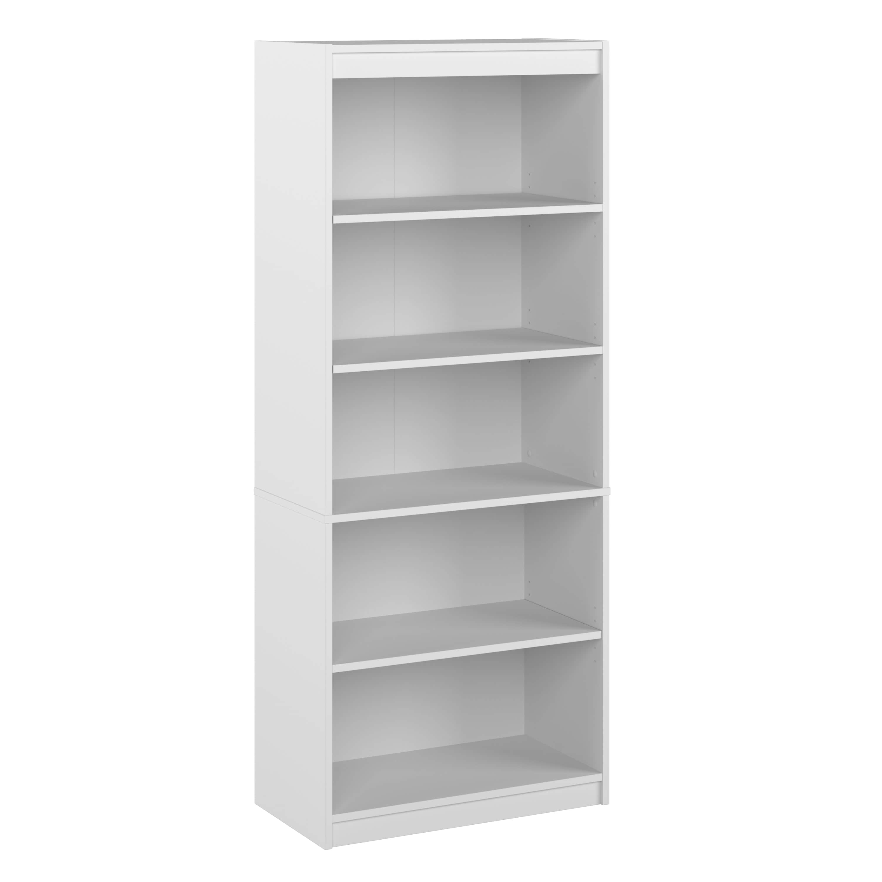 Universal 30W Standard 5-Shelf Bookcase - 4 Color Options for Home, Office & Dorm Room Organization