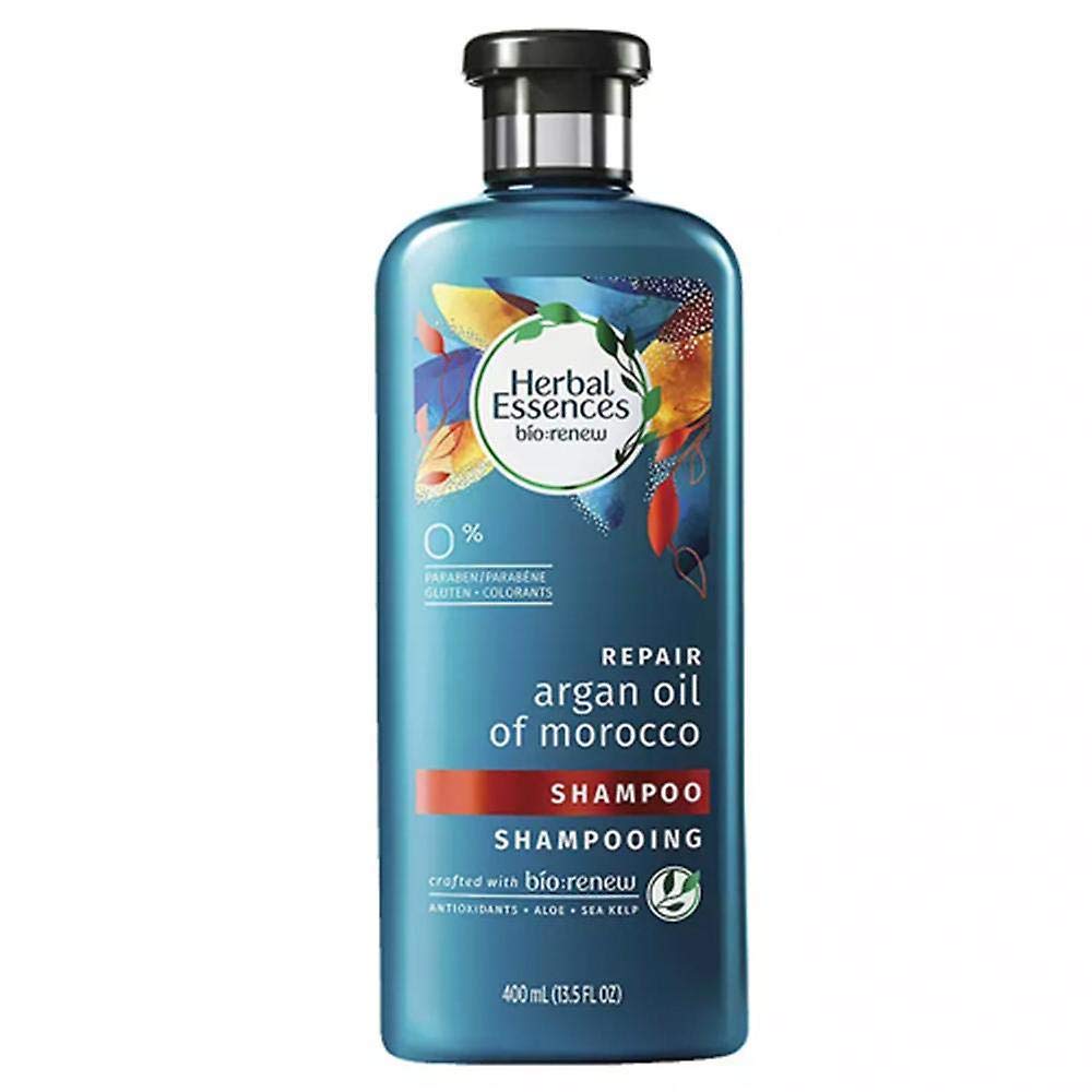 HERBAL ESSENCES Bio-Renew Repair Argan Oil of Morocco Shampoo & Conditioner Set (2 x 13.5 fl oz) - Hydrating Hair Care with Moroccan Argan Oil for Damaged & Dry Hair - Perfect for Daily Hair Repair & Nourishment