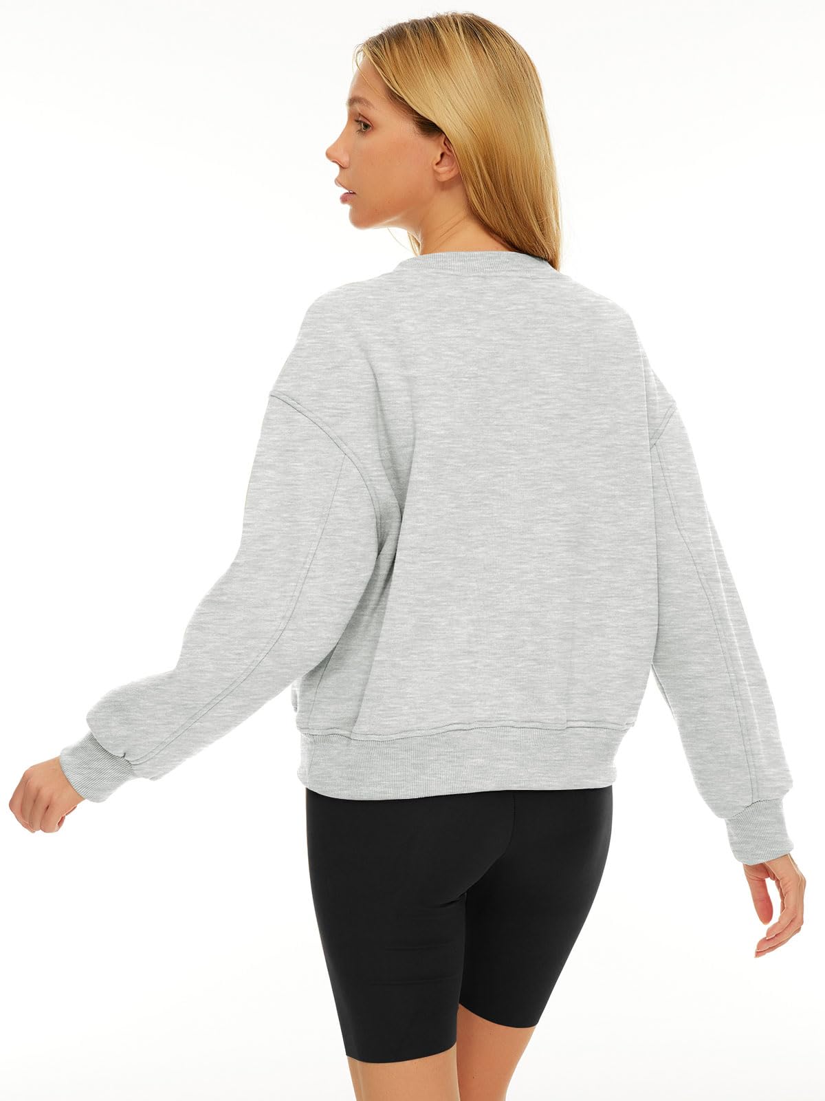 AUTOMET Women's Cropped Fleece Pullover Sweatshirt - Soft & Cozy Fall Fashion Top for Casual Outfits & Layering 2025 | Perfect for Autumn Walks, Coffee Dates & Weekend Errands