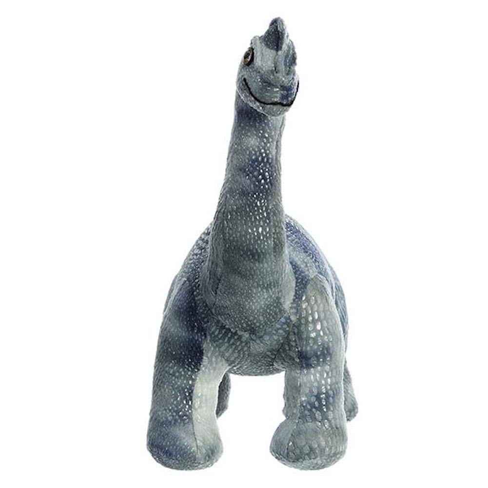 Aurora® Ferocious Dinos & Dragons Diplodocus Plush Toy - 13 Inch Gray Stuffed Dinosaur for Kids | Prehistoric Playtime, Cuddly Companion Gift for Boys & Girls | Perfect for Bedtime, Nursery Decor & Dino-Themed Parties