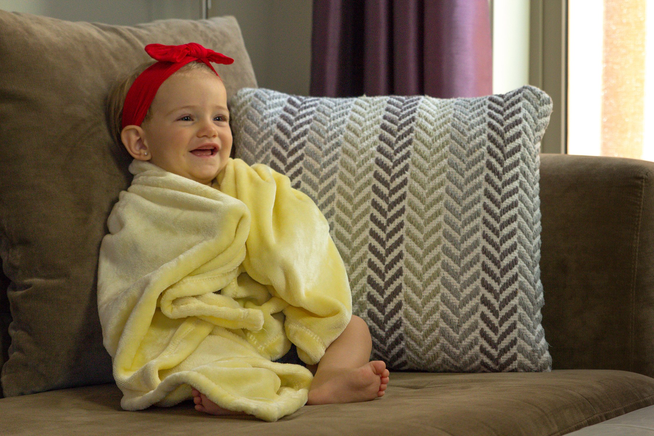 Premium Soft Baby Blanket - Youthful Yellow 30