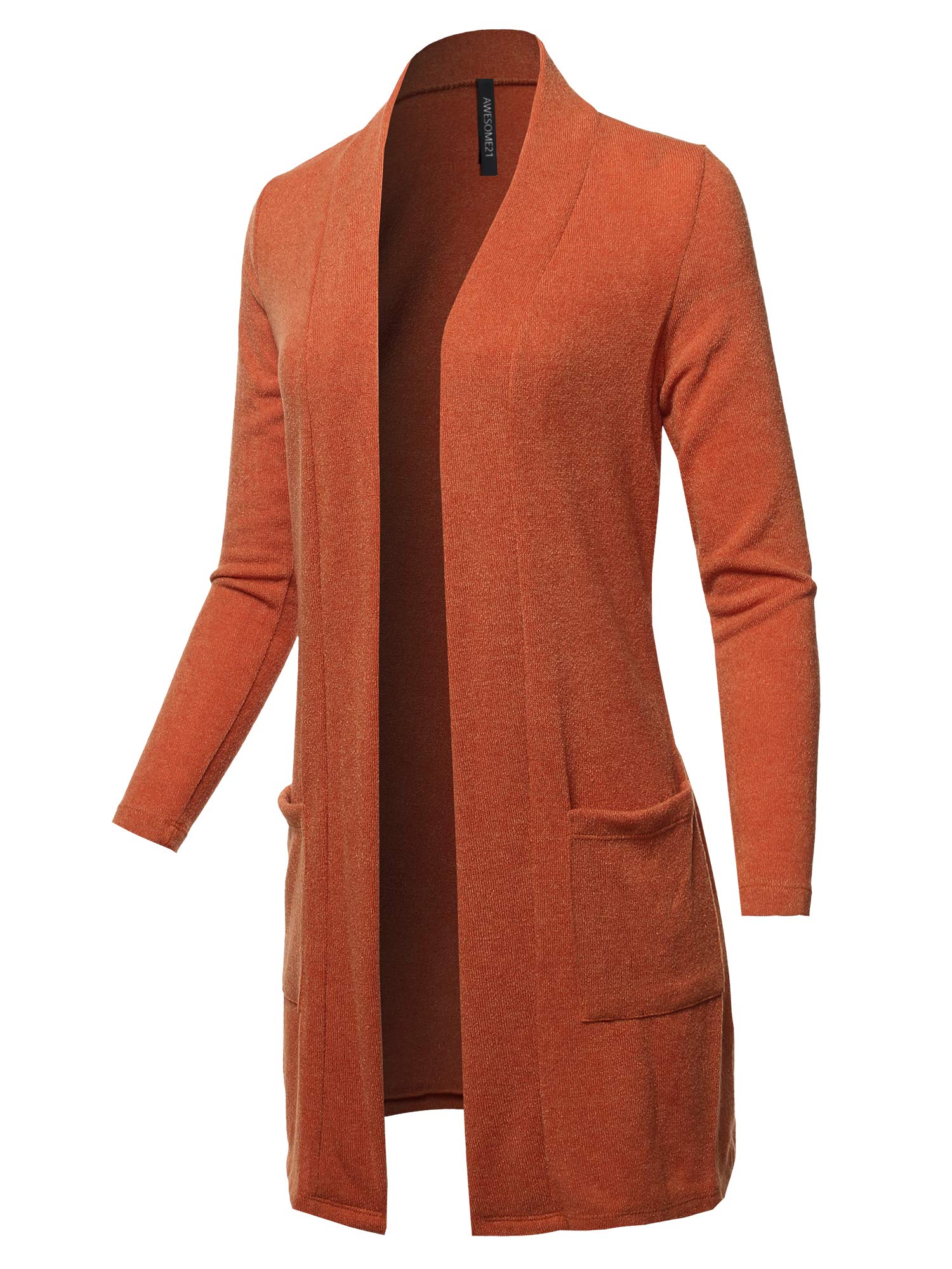 Women's Casual Long Knit Cardigan - Solid & Print Styles | Perfect for Layering, Office Wear & Cozy Evenings