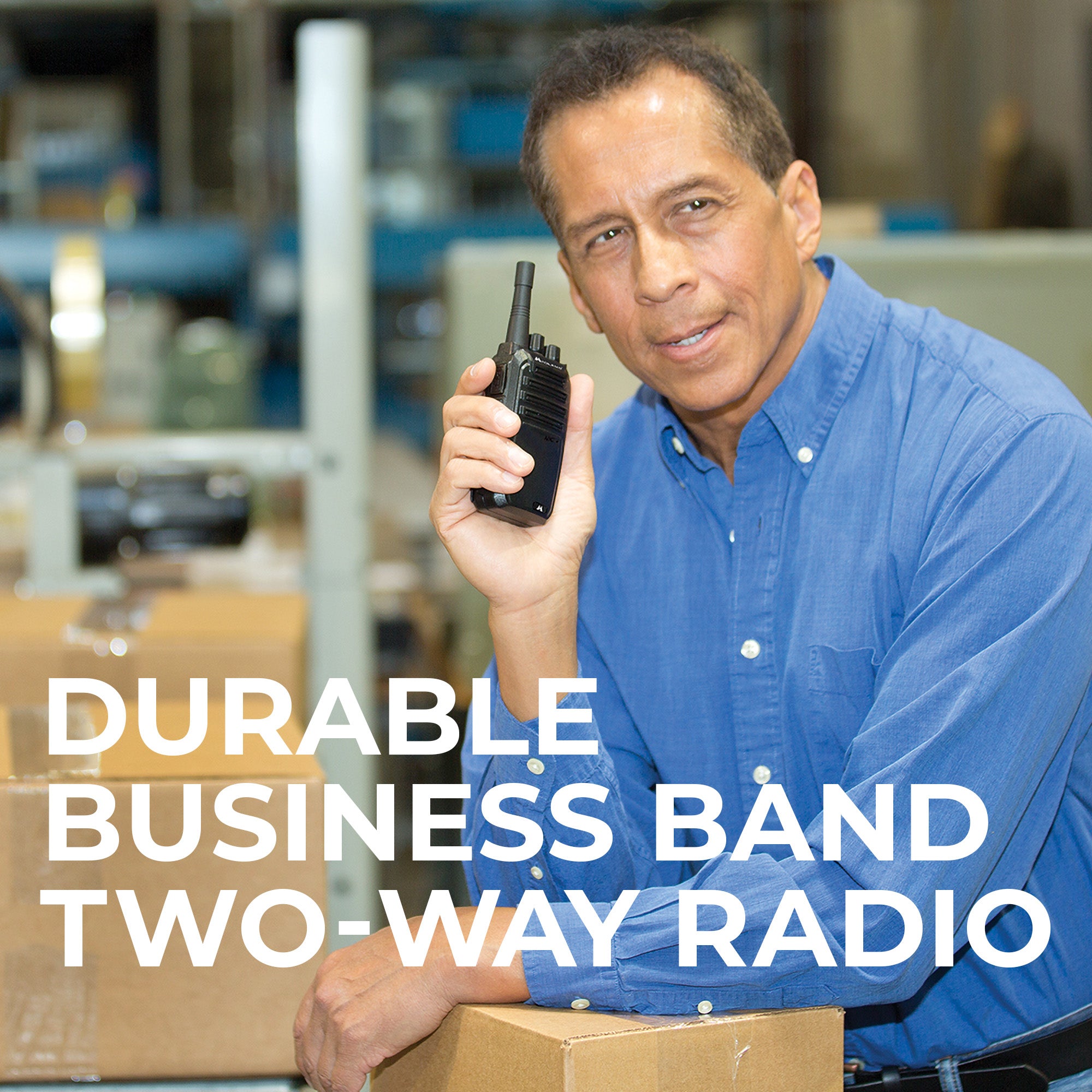 BR200 BizTalk® Business Band Two-Way Radio Bundle (6 Pack) - Long Range Walkie Talkies for Construction, Warehouses & Outdoor Adventures