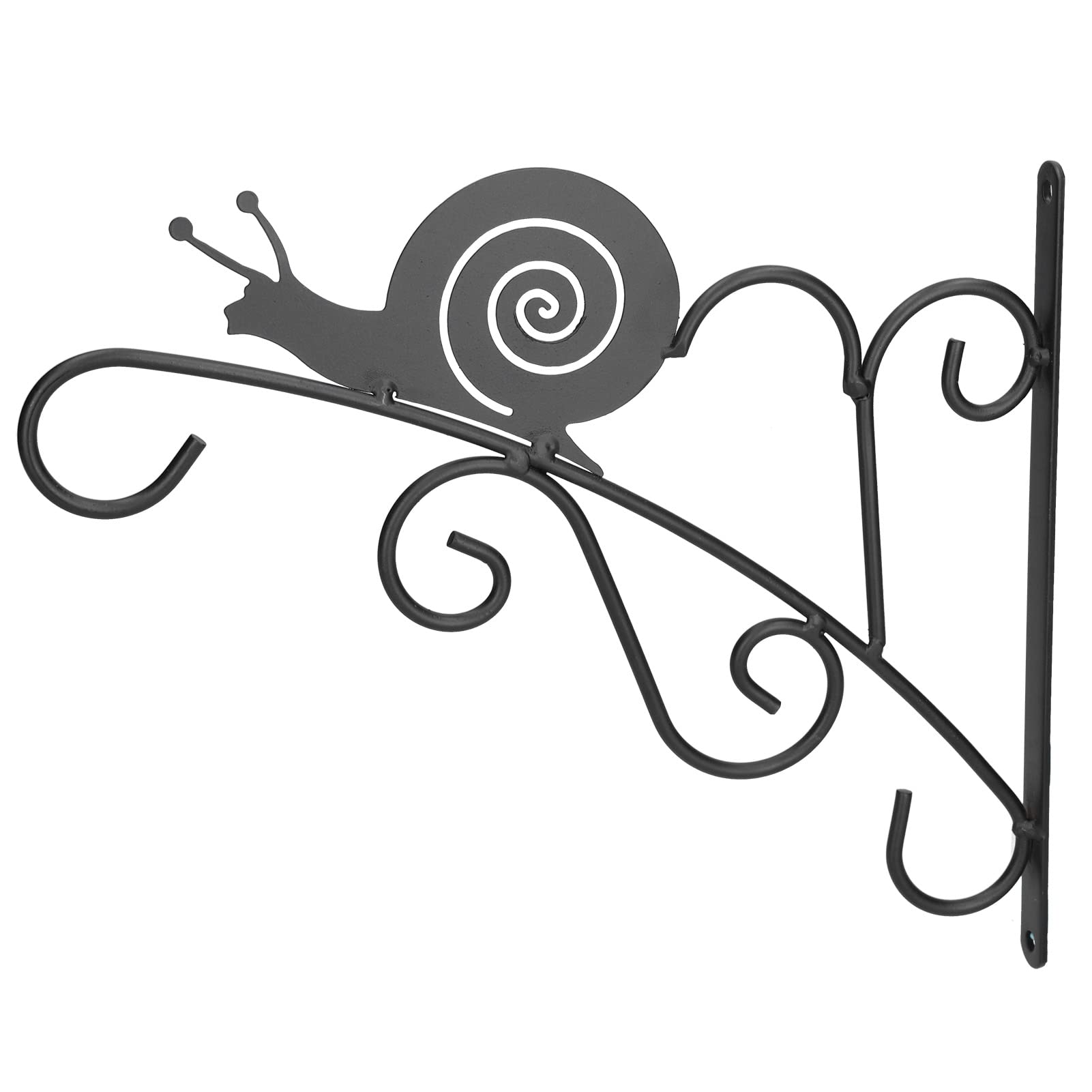 Zerodis Wrought Iron Wall Hooks - European Style Decorative Brackets for Hanging Plants, Pictures & Home Decor | Perfect for Living Room, Bedroom & Kitchen Organization