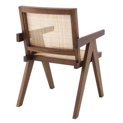Handmade Designer A-Shaped Pierre Jeanneret 1955 Cane Office Chair - Mid-Century Modern Furniture for Home Office, Living Room & Workspace
