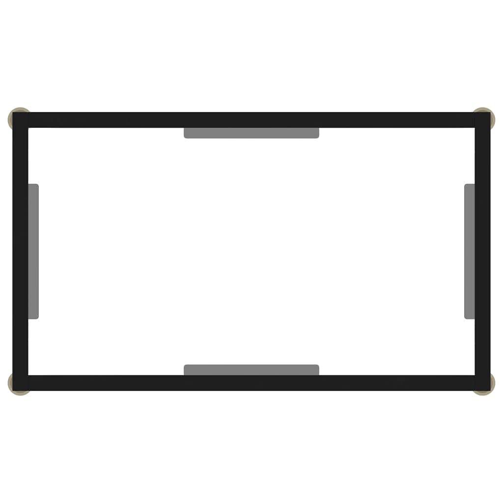 Modern Transparent Console Table - 23.6