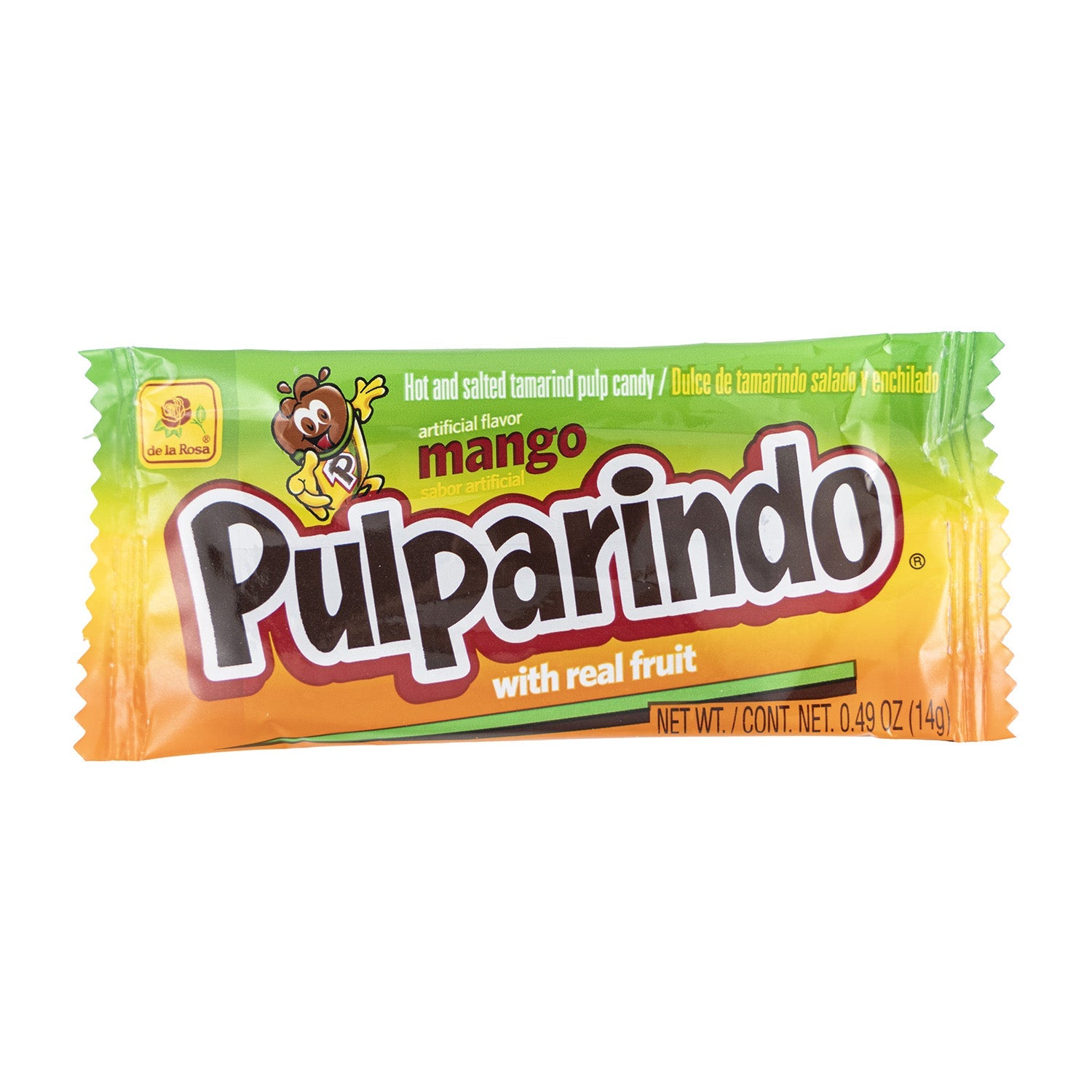 De La Rosa Pulparindo Mango Candy - 20 Count Box | Authentic Mexican Tamarind Candy | Perfect for Parties, Snacking & Gifting