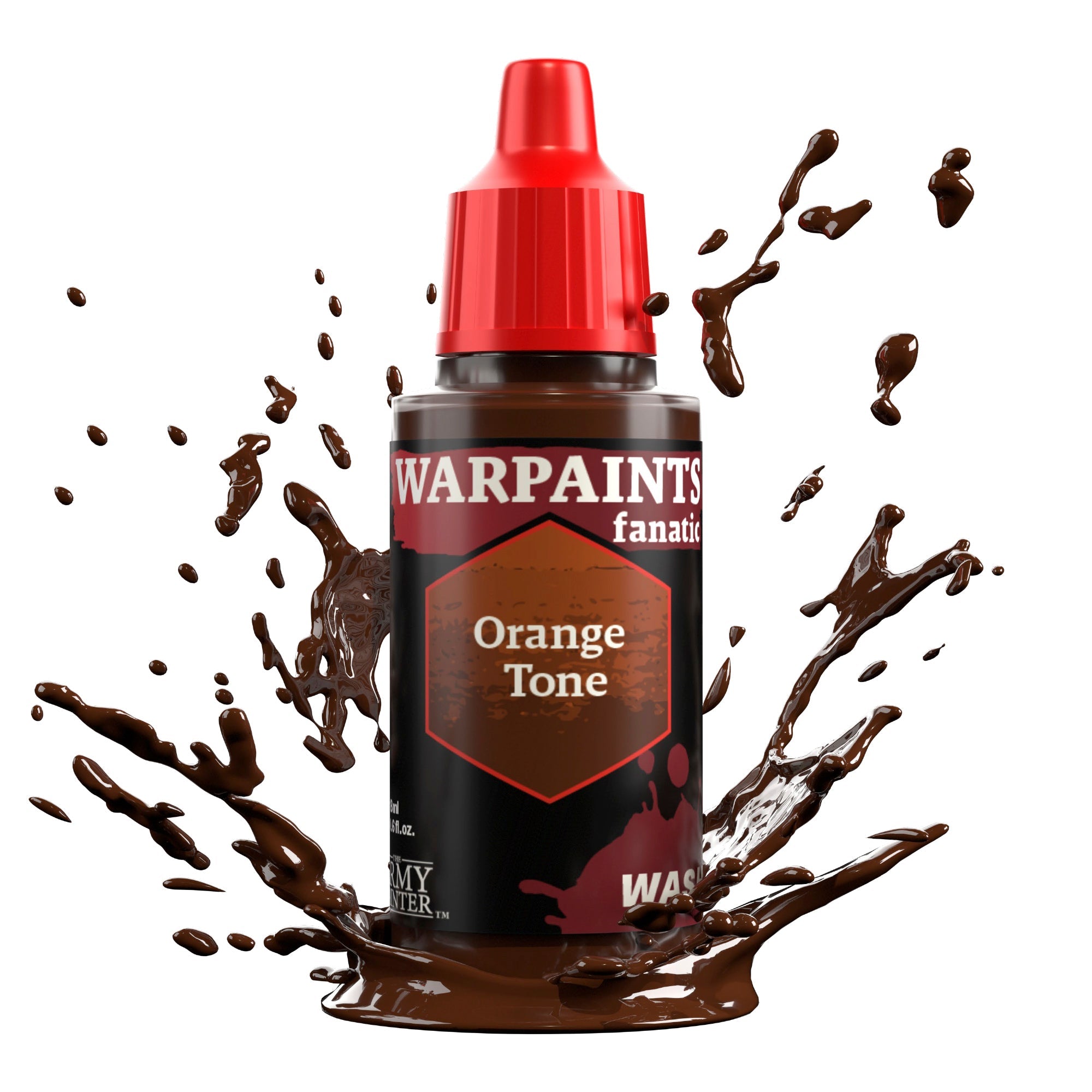 Warpaints Fanatic Wash: Orange Tone Water-Based Face Paint - Perfect for Halloween, Cosplay & Theatrical Makeup