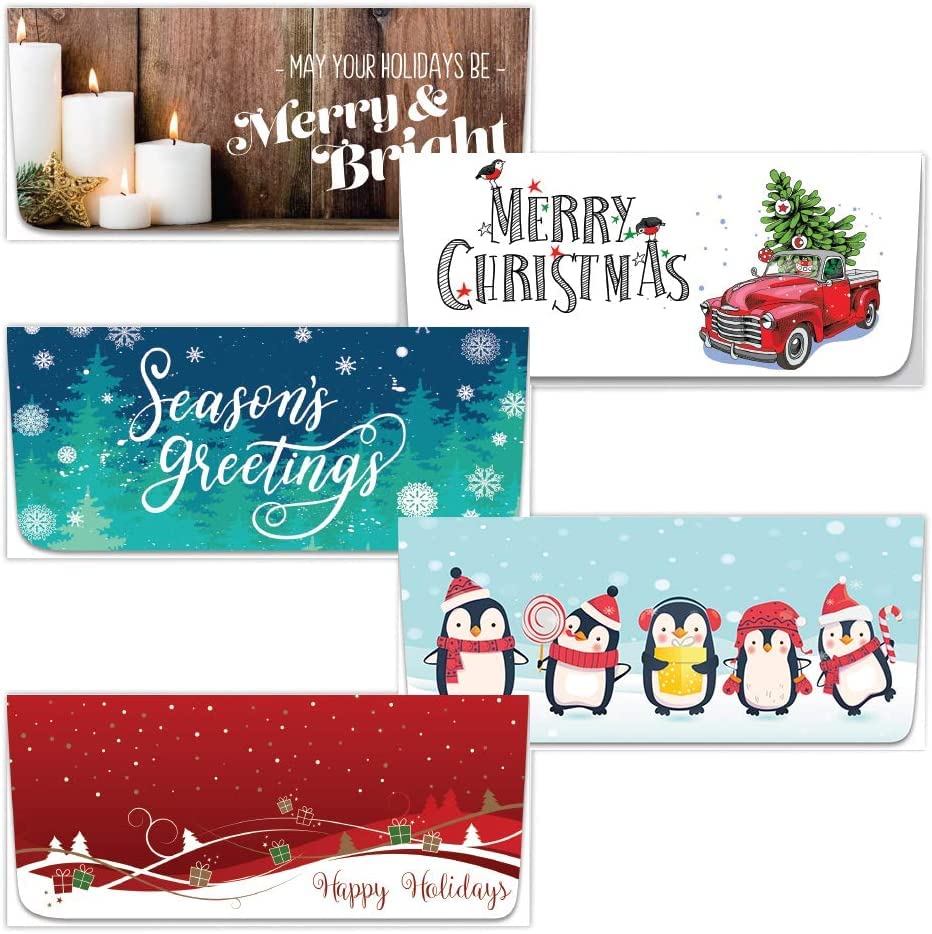 BankSupplies Holiday Money Envelopes 6.5