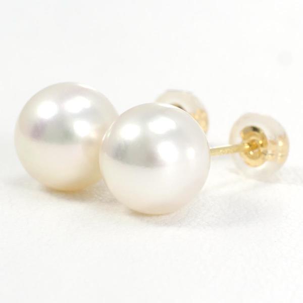 18K Yellow Gold Pearl Earrings for Women - Elegant & Timeless Pearl Jewelry - Perfect for Weddings, Parties & Special Occasions