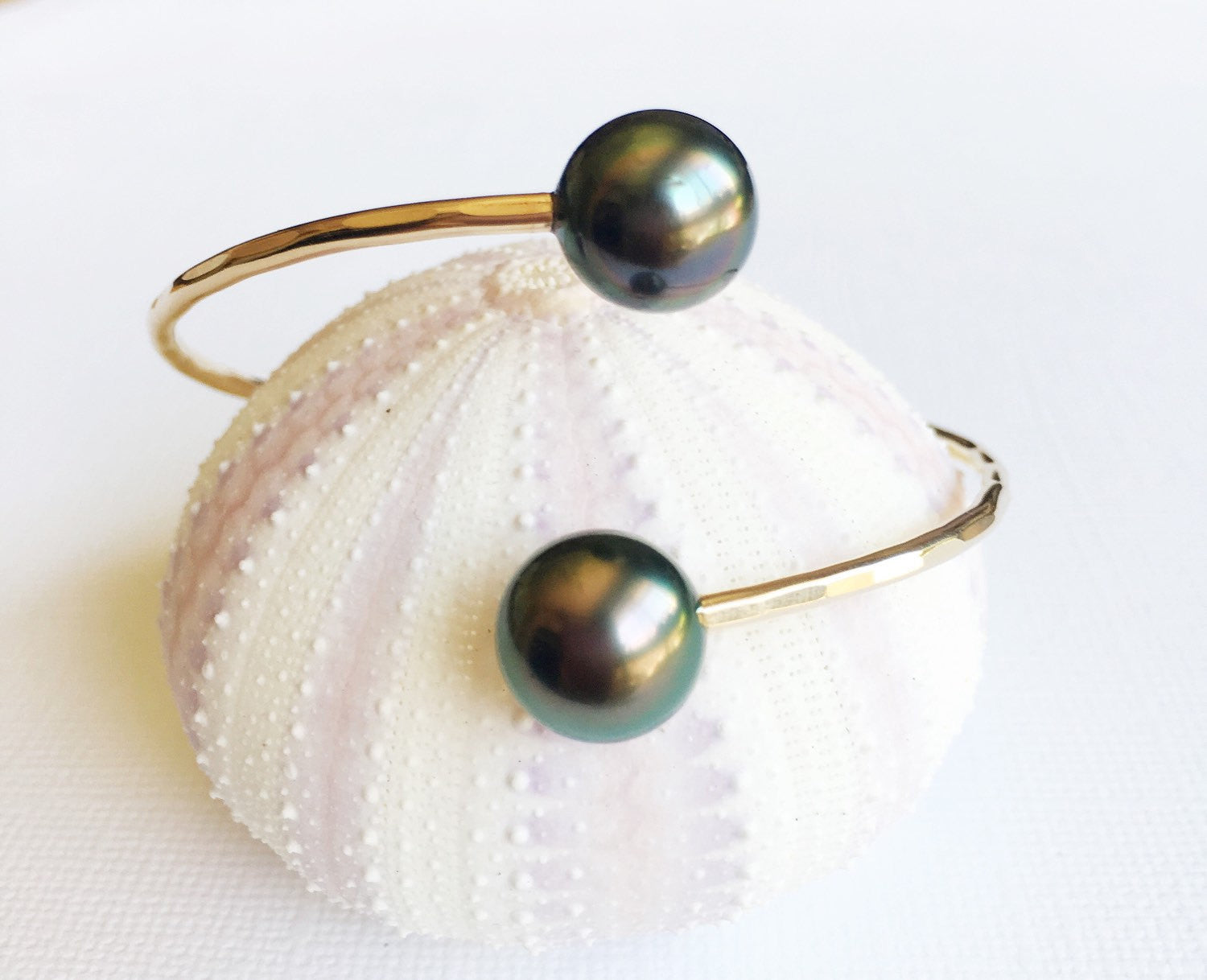 Tahitian Pearl Cuff Bracelet (B265) - Elegant Handmade Jewelry for Women, Perfect for Weddings, Parties & Special Occasions