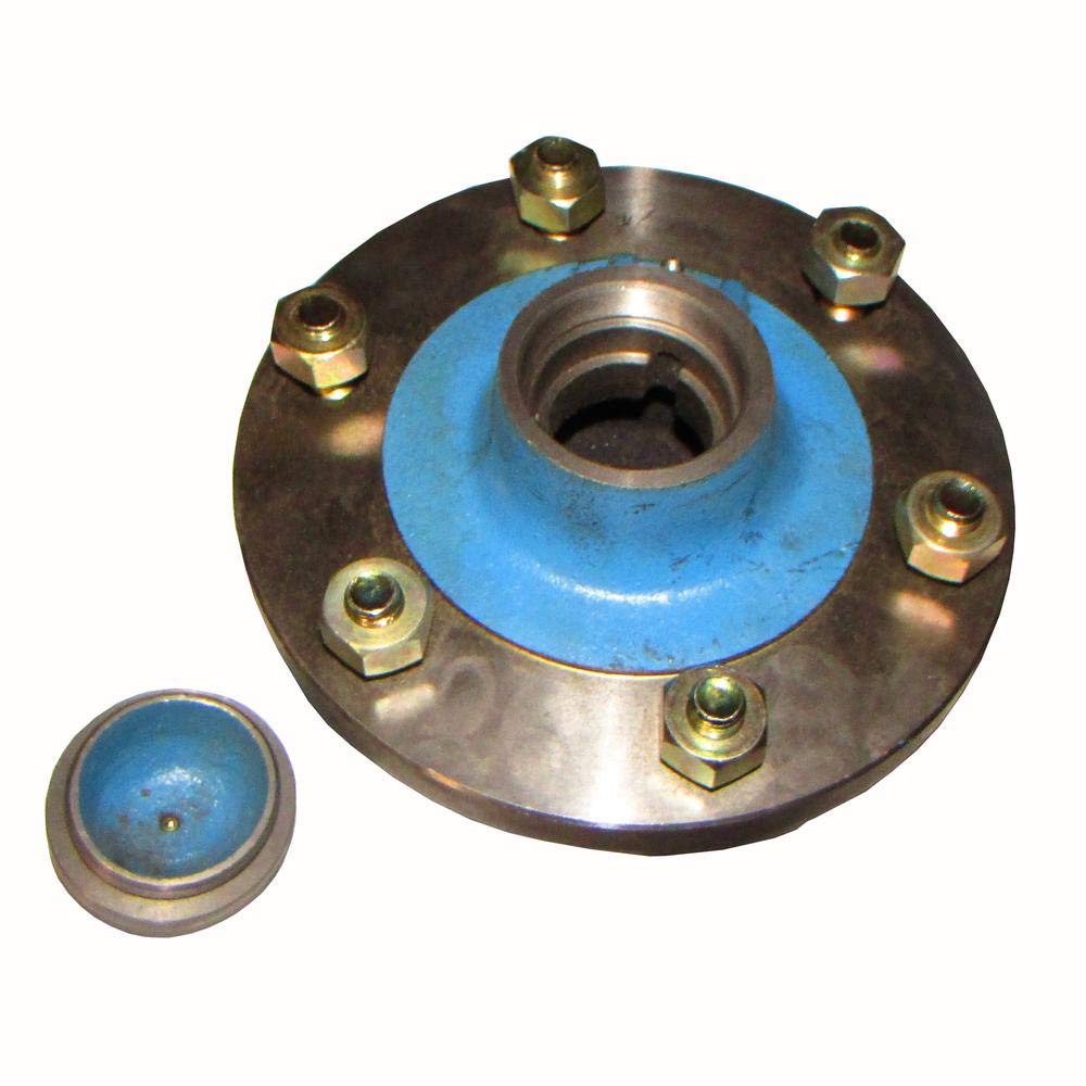 RAParts S.129390 Front Hub Assembly - Fits Ford & New Holland Tractors - Replacement for Less Cups & Bearings - Perfect for Farm Equipment Repairs & Agricultural Maintenance