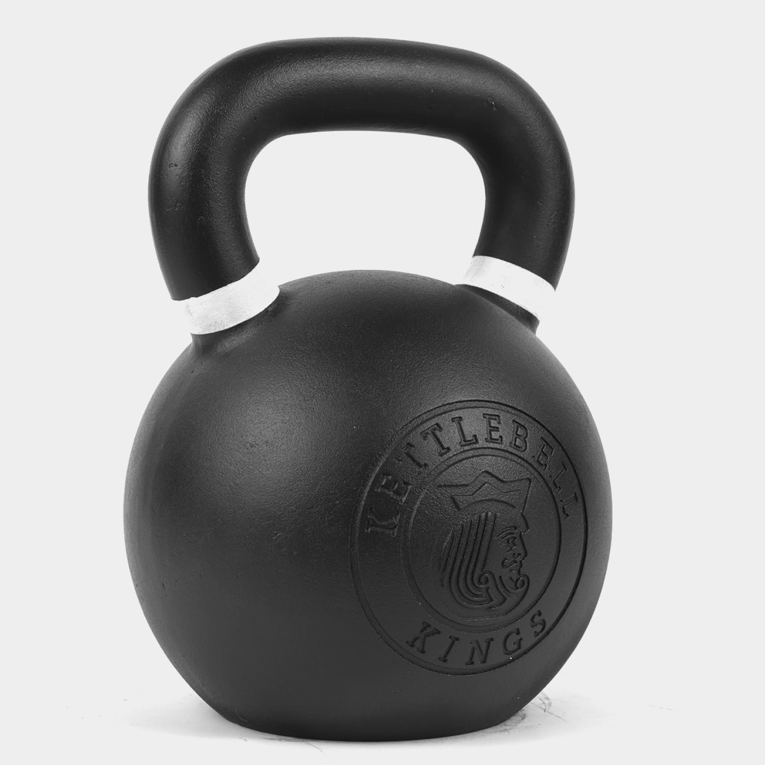 Kettlebell Kings Powder Coated Kettlebell Weights 5-90 LB - Premium Gym Equipment for Strength Training | Durable Coating for Enhanced Grip & Rust Resistance | Ideal for Home Workouts, CrossFit & Functional Fitness Training (Men & Women)
