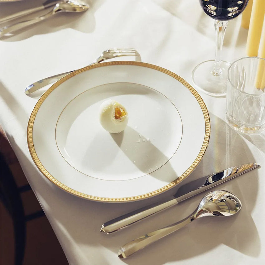 Christofle Infini 5-Piece Silver Plated Flatware Set - Elegant Tableware for Fine Dining, Weddings & Special Occasions